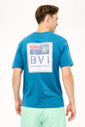 BVI Sailing Team Patch T-Shirt - Deep Sea