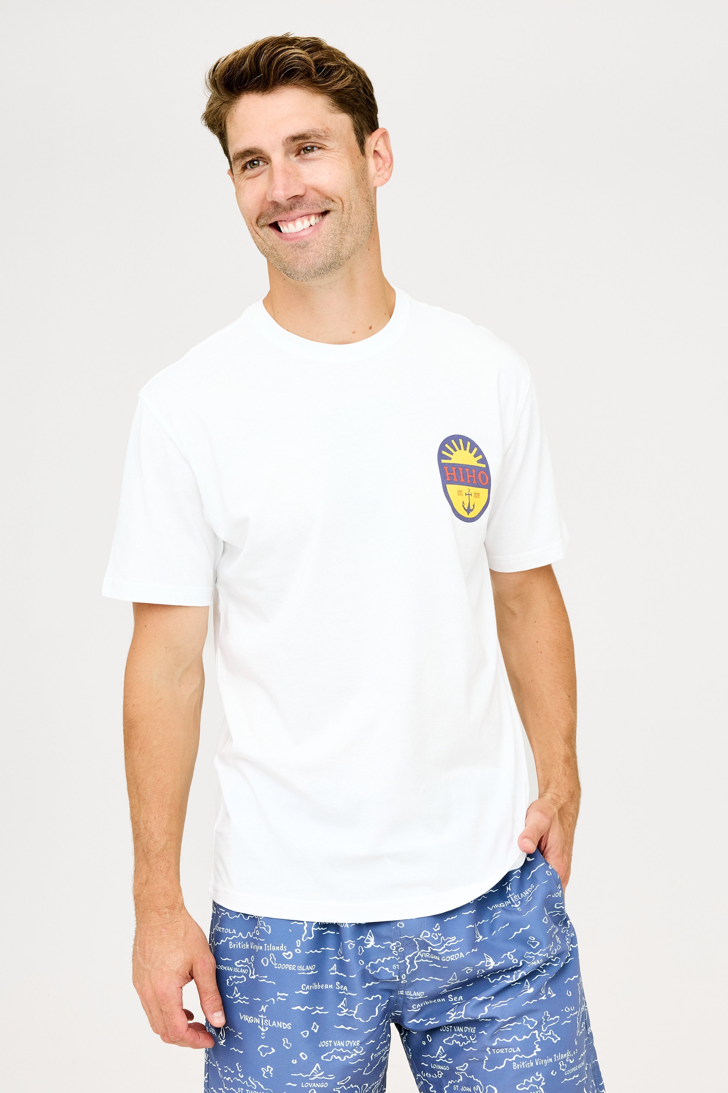 HIHO Sunburst T-shirt - White