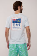 BVI Sailing Team Patch T-Shirt - Misty Blue