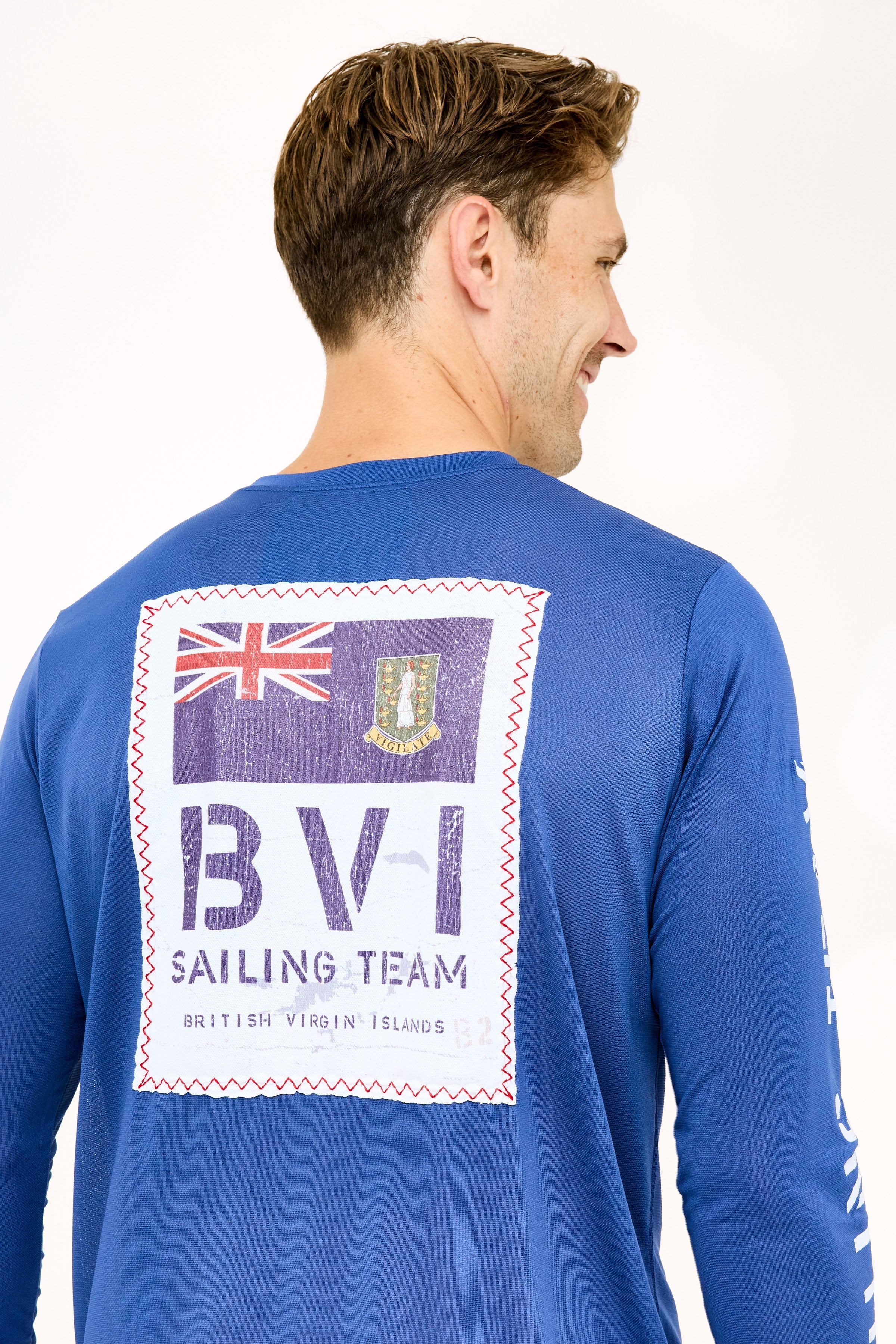 BVI Sailing Team UPF50 Shirt - Racing Blue