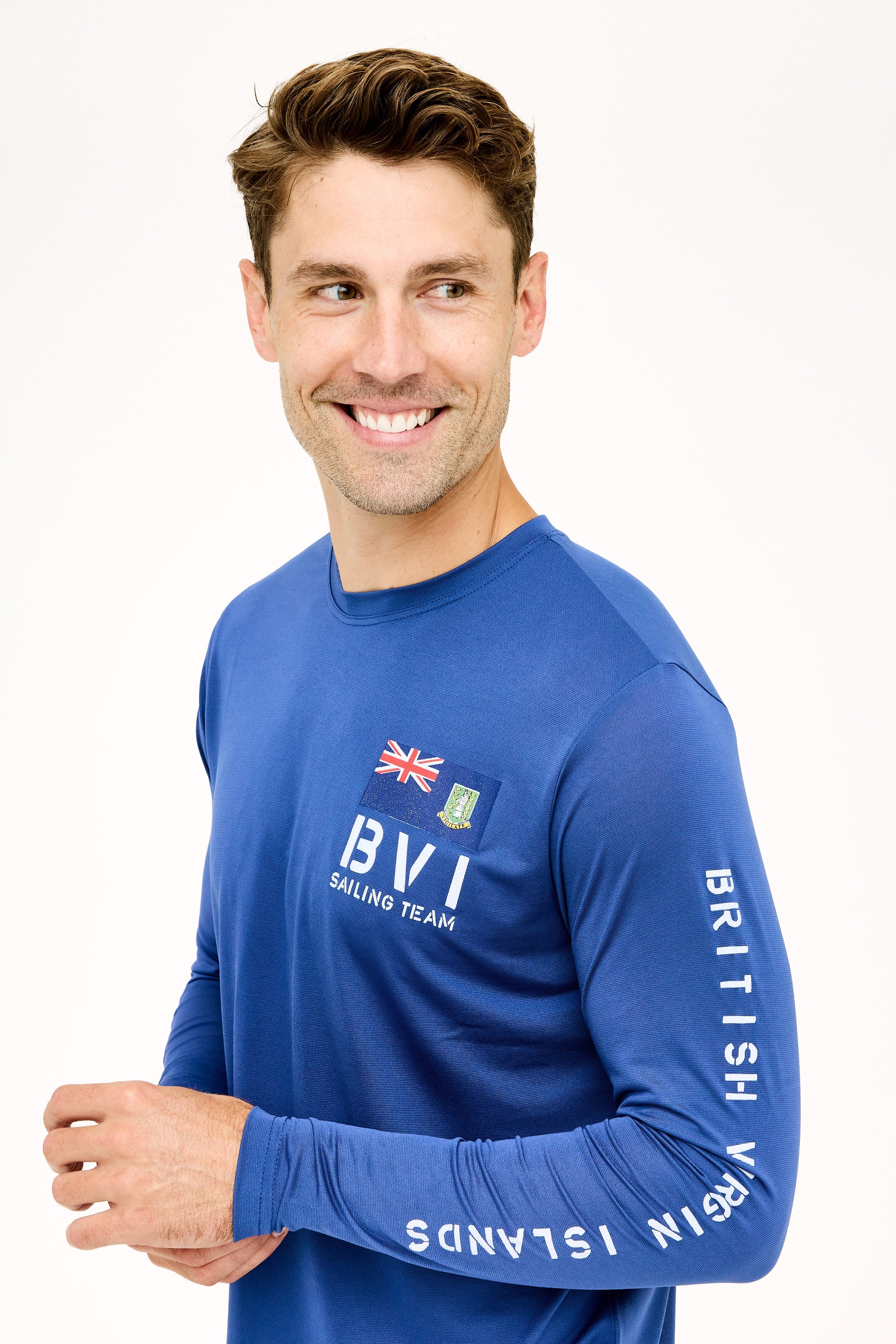 BVI Sailing Team UPF50 Shirt - Racing Blue