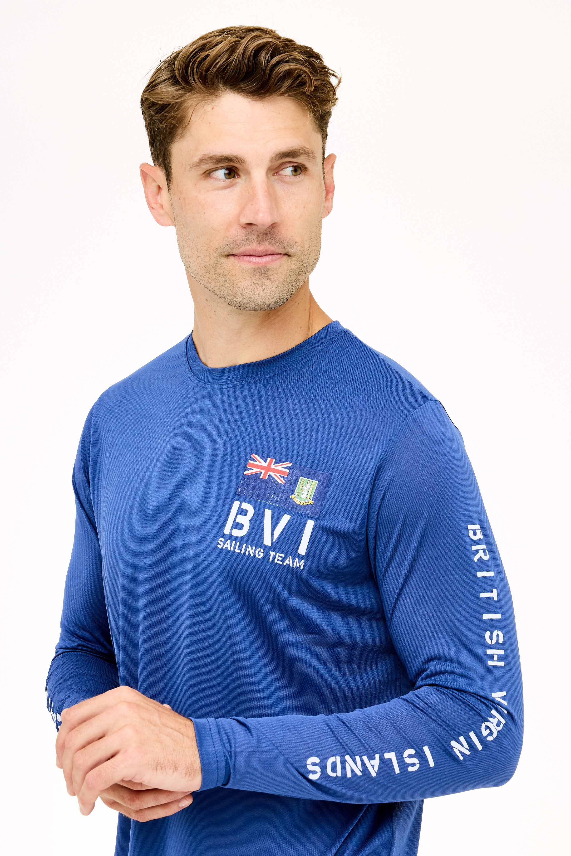 BVI Sailing Team UPF50 Shirt - Racing Blue