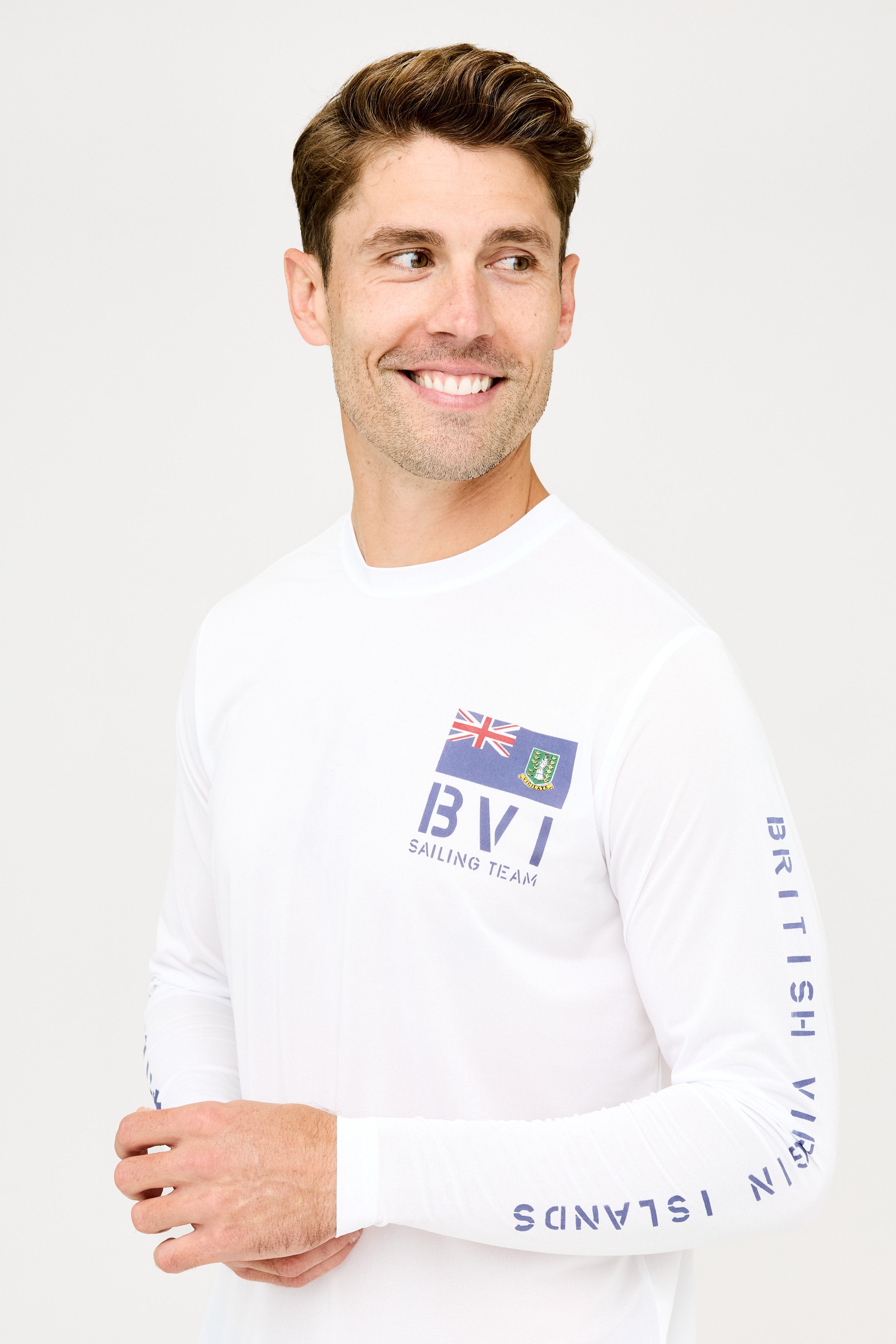 BVI Sailing Team UPF50 Shirt - White