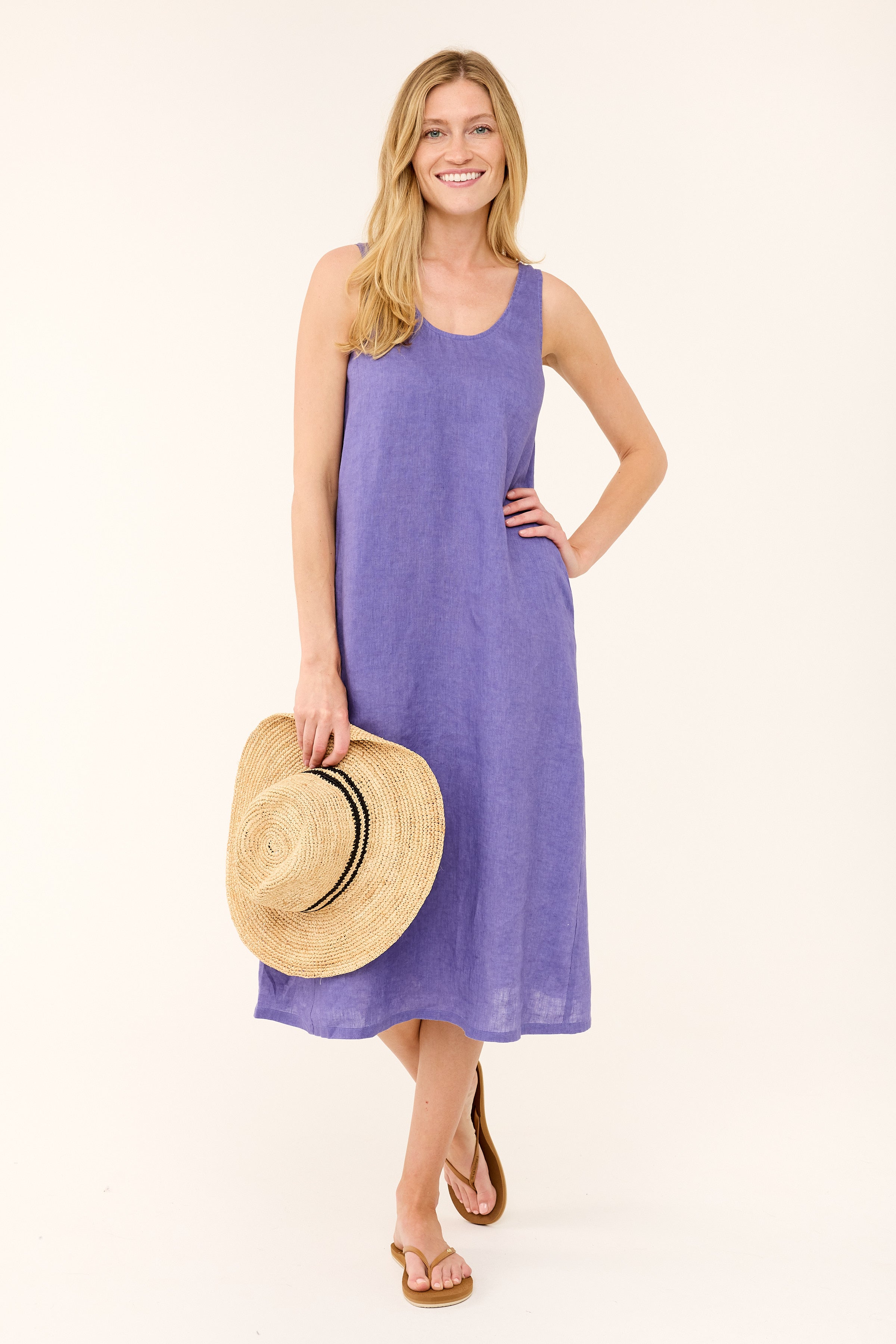 Brenda Dress - Skipper Blue