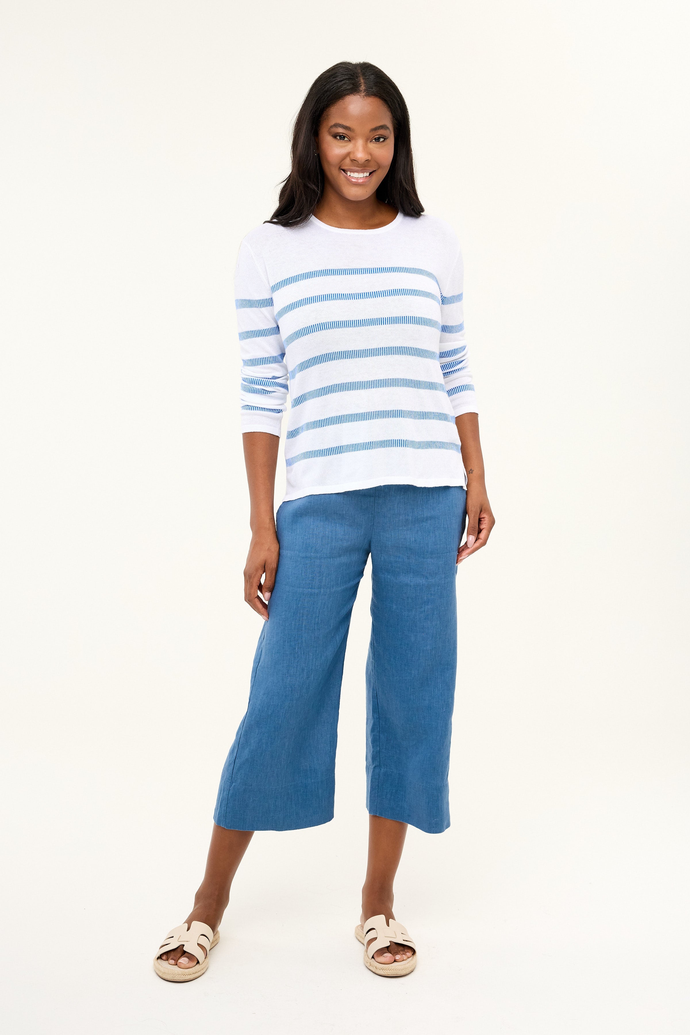 Brittany - Ultramarine Stripe