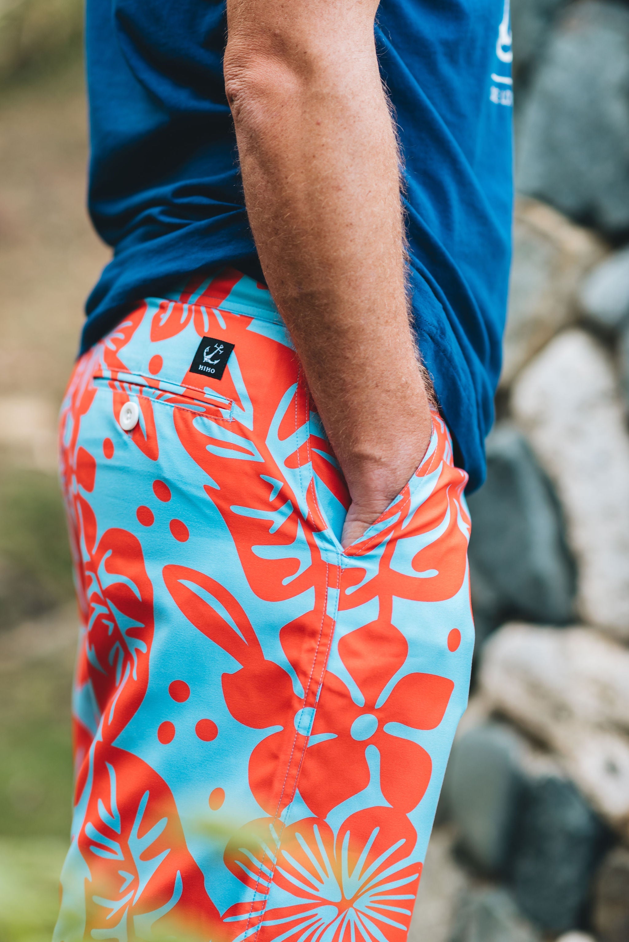 Tobago Board Short - Red Floral