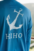 HIHO Anchor UPF50 Shirt - Barbuda Blue