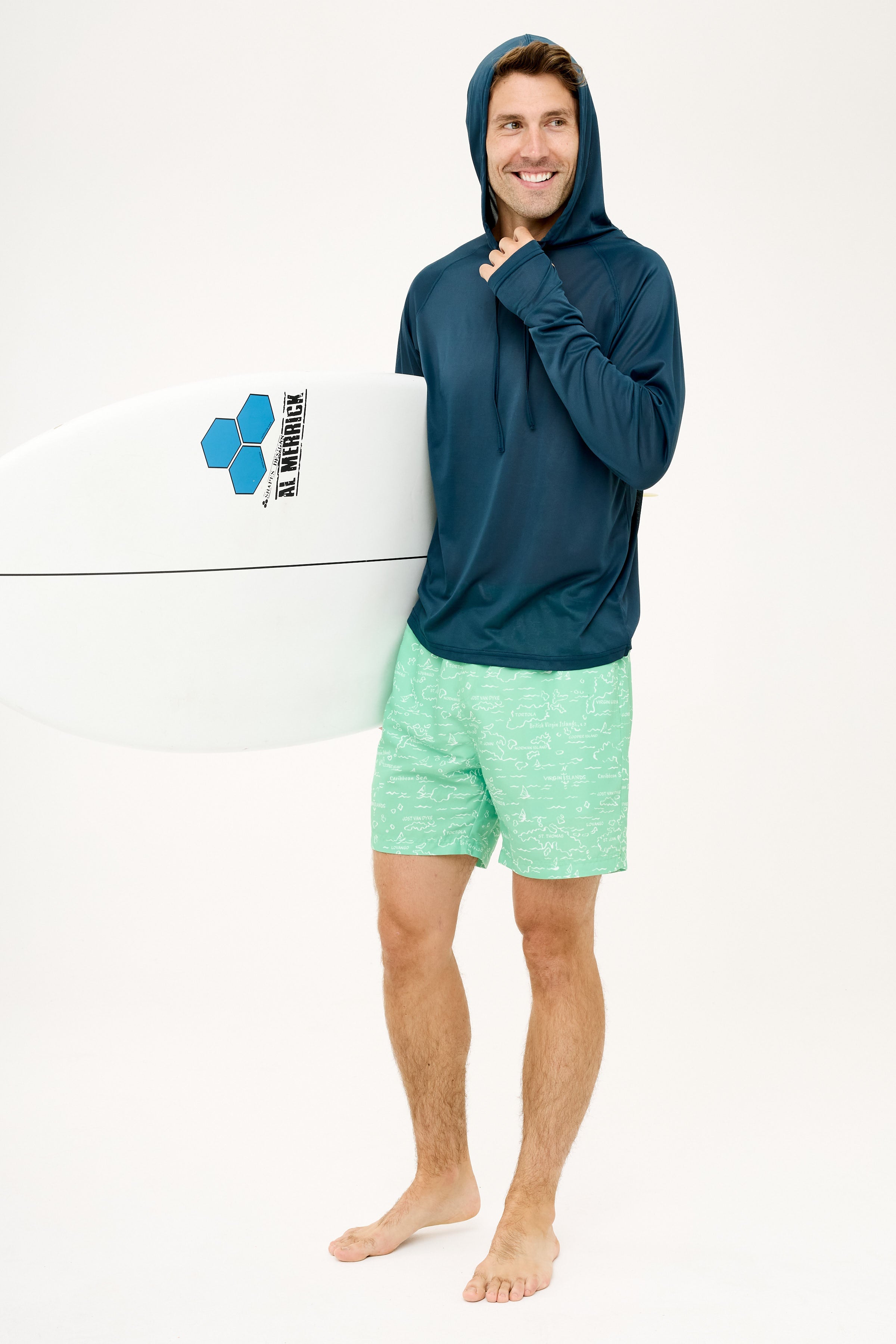 Eli Hoodie UPF50 Top - Midnight Navy