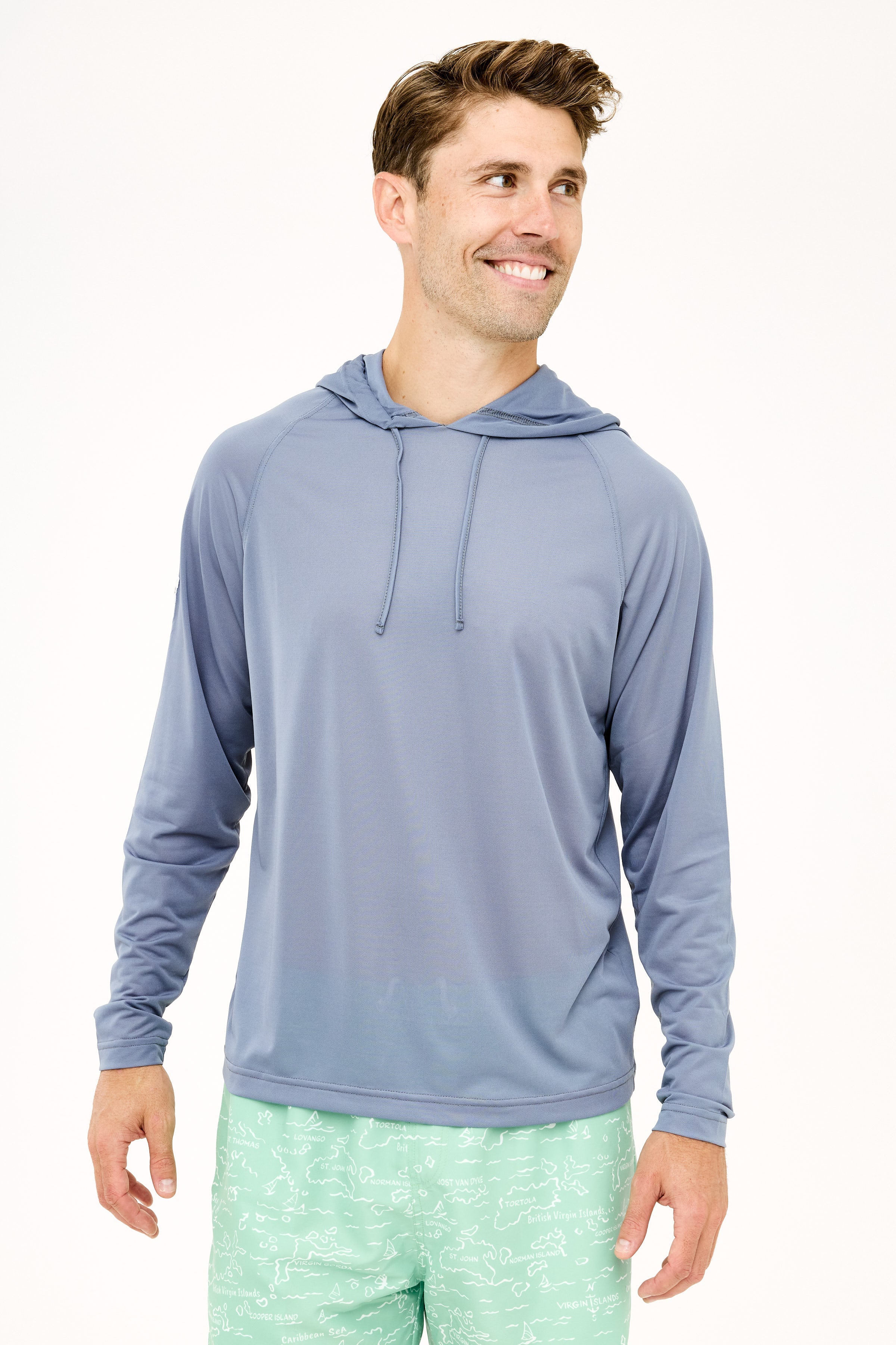 Eli Hoodie UPF50 Top - Voyage Grey