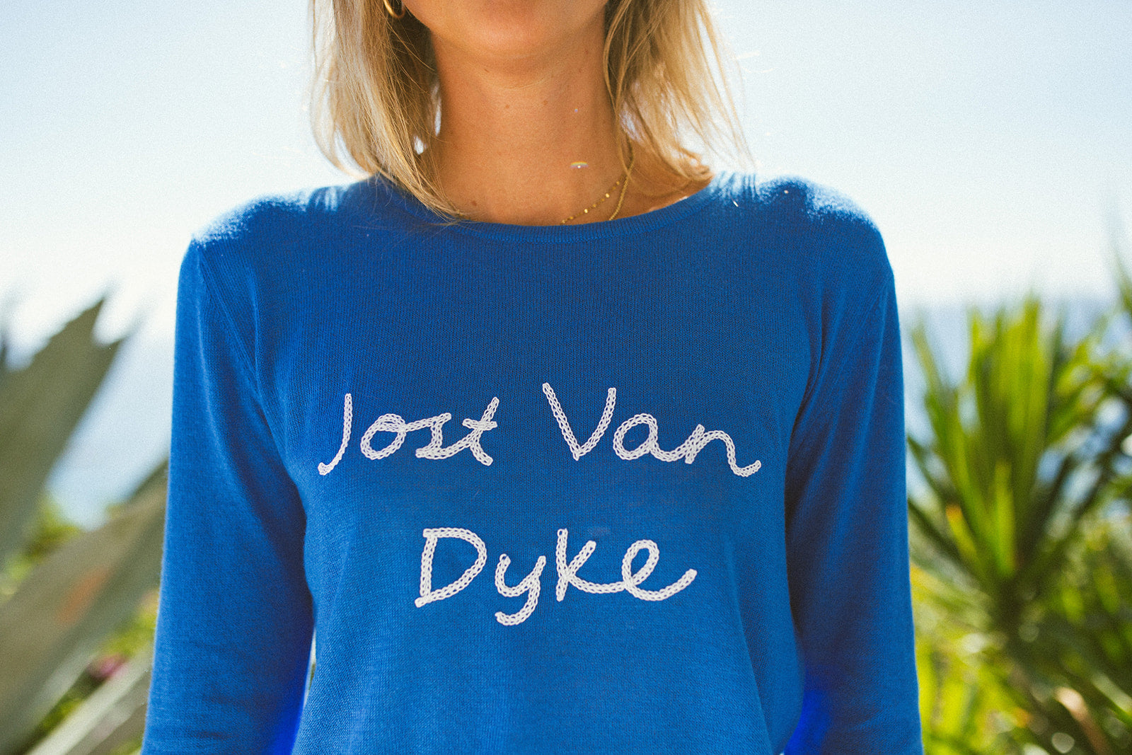 Jost Van Dyke Sweater - True Blue