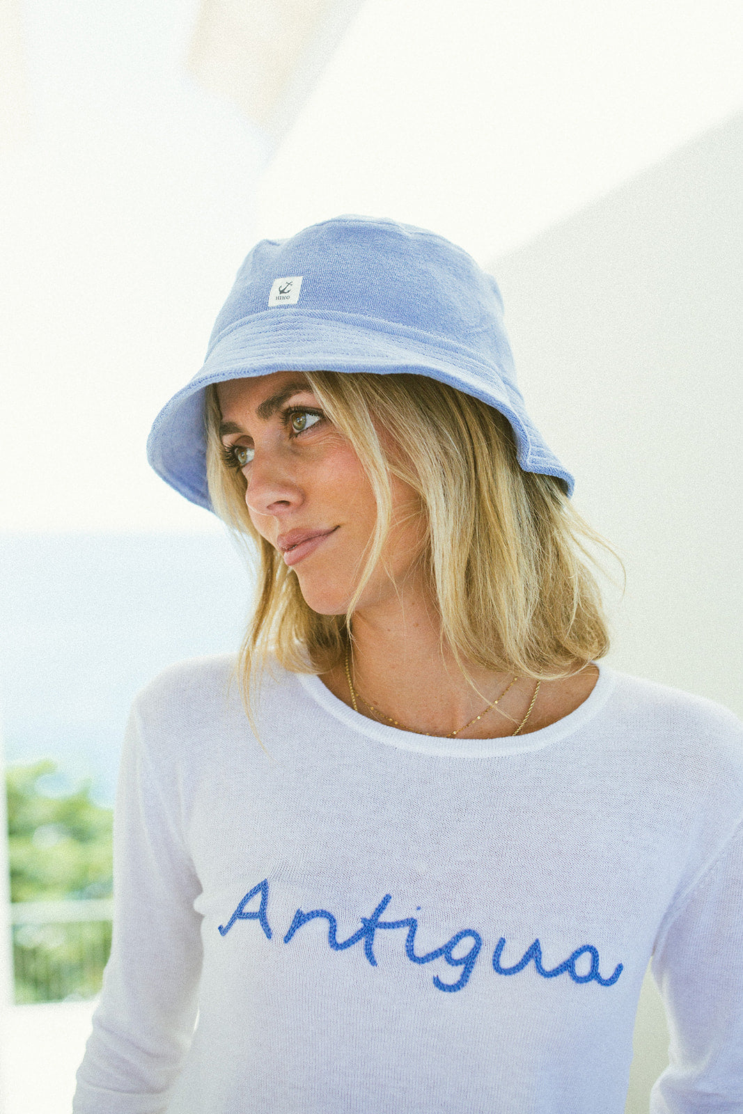 Antigua Sweater - White