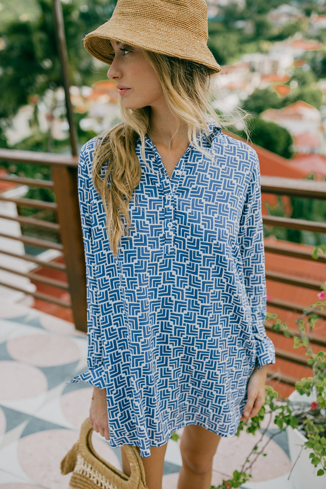 Penny MV Dress - Skipper Blue Bow