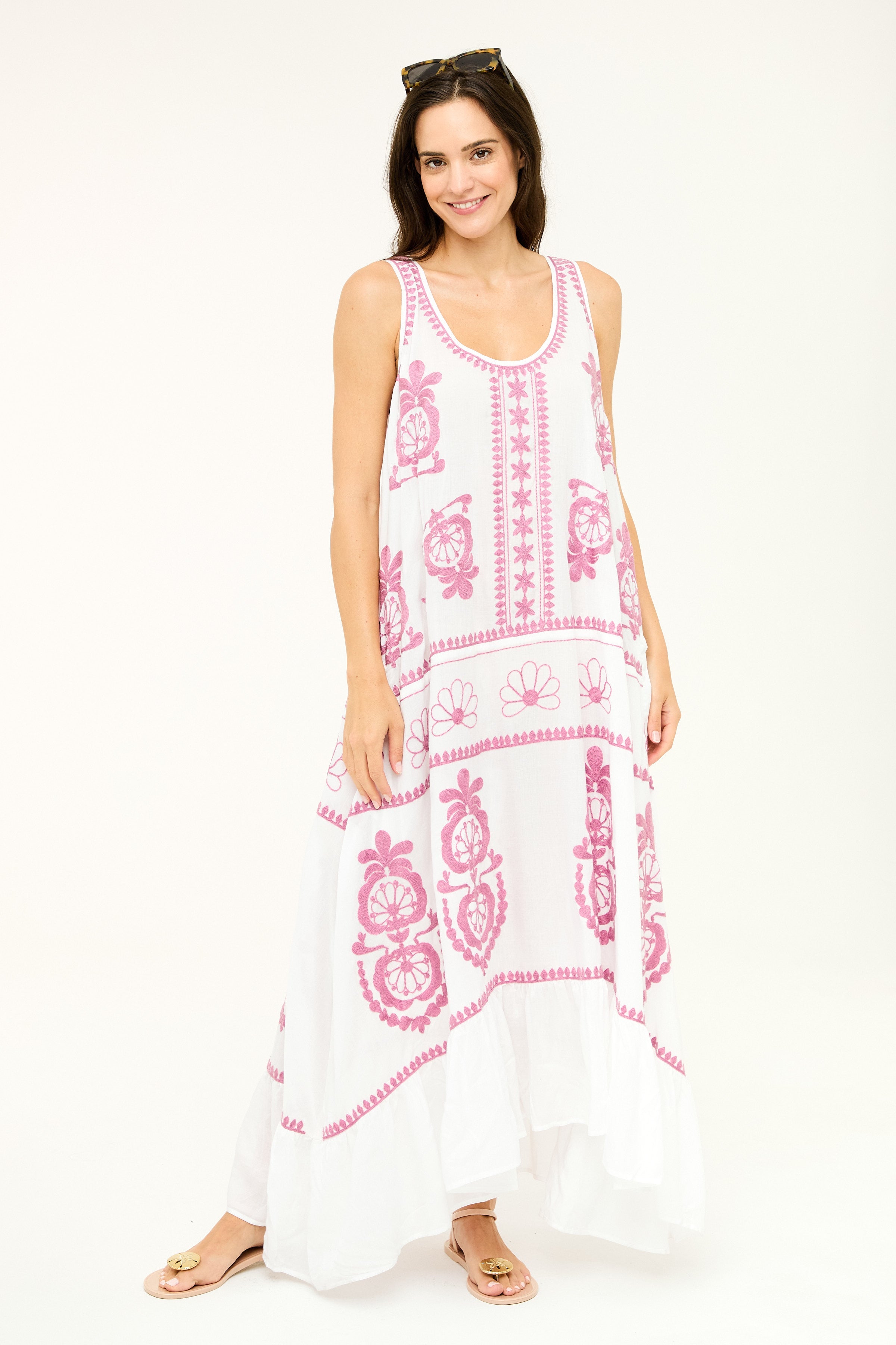 Frances Dress - Barely Pink