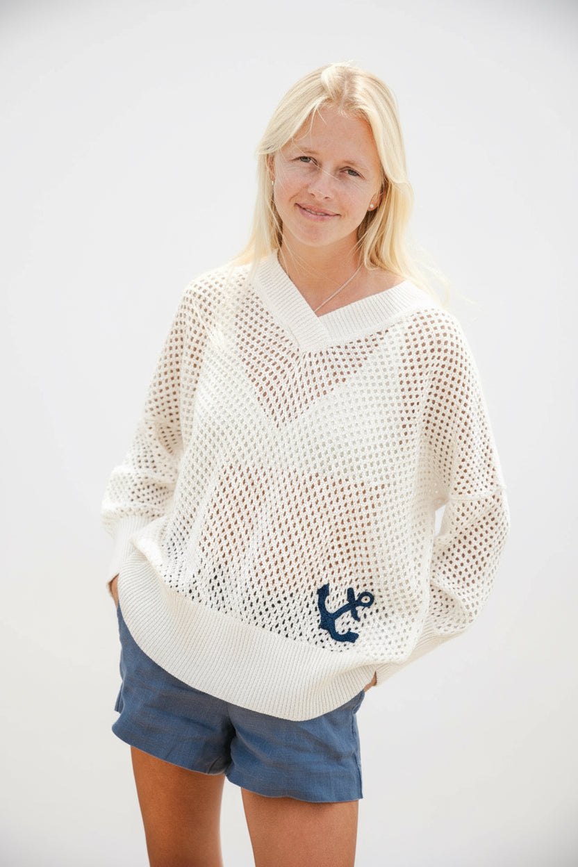 Mesh Anchor Sweater