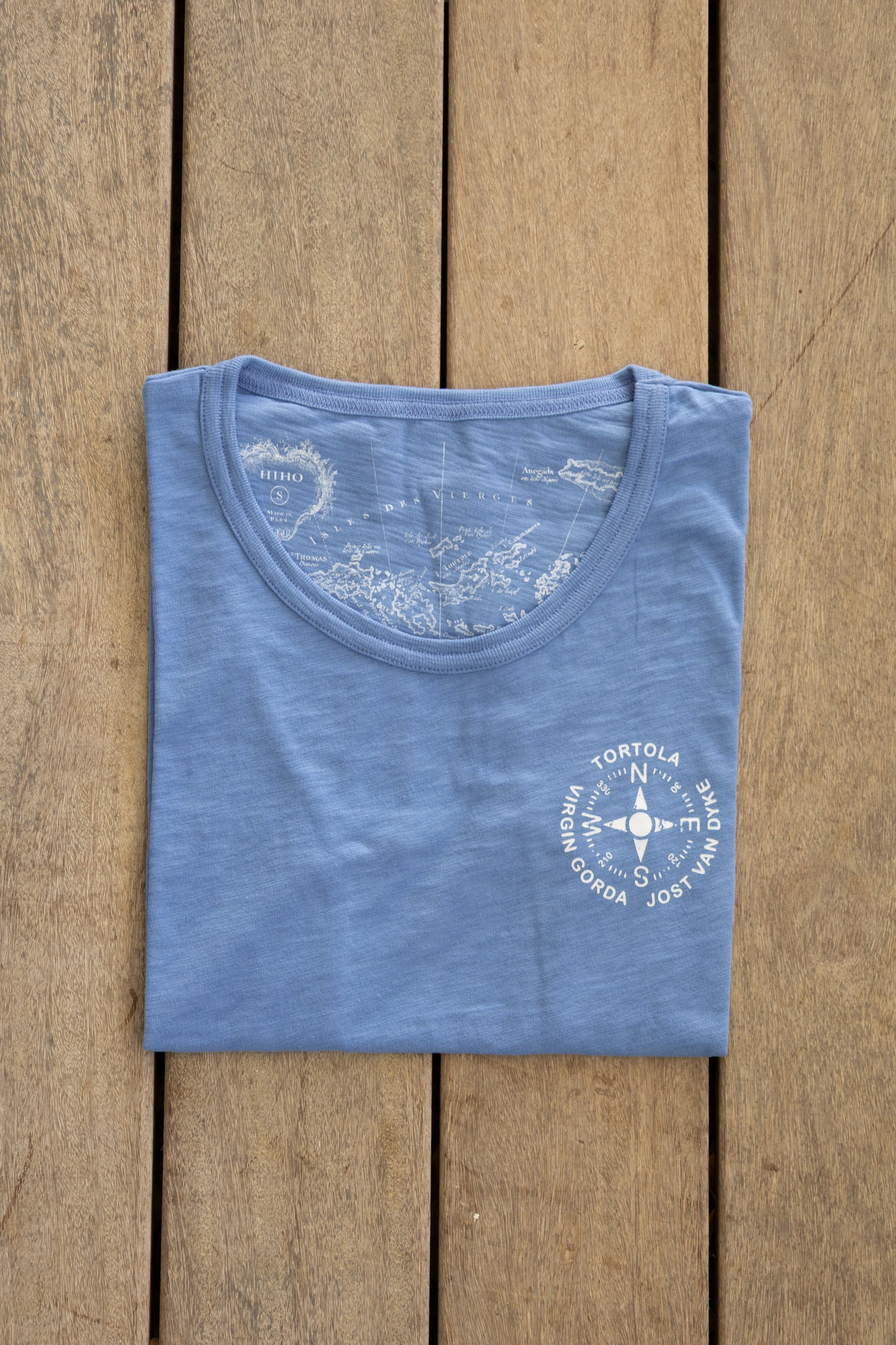 BVI Compass Tee - Ultramarine