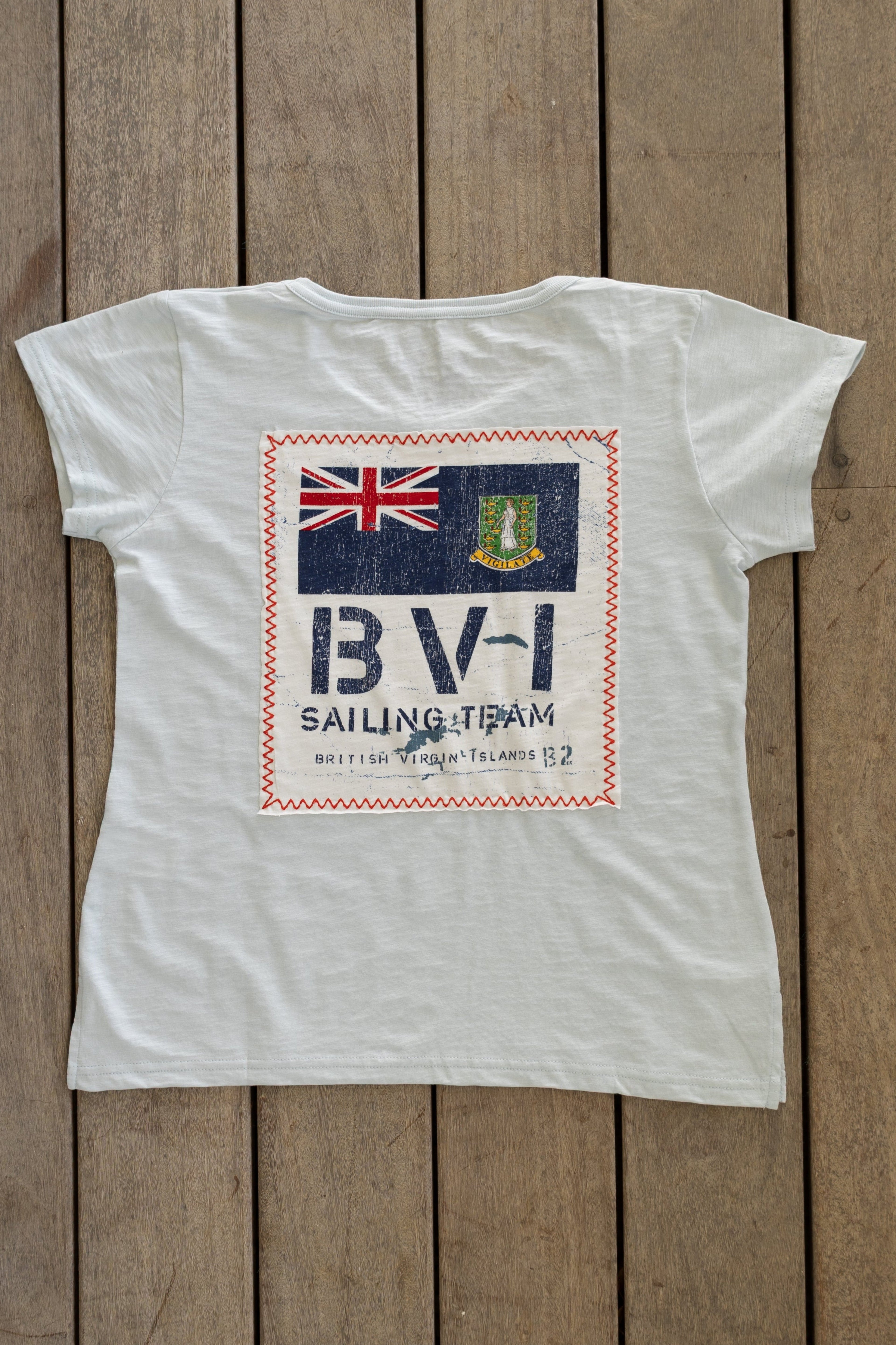 BVI Sailing Team Tee - Misty Blue