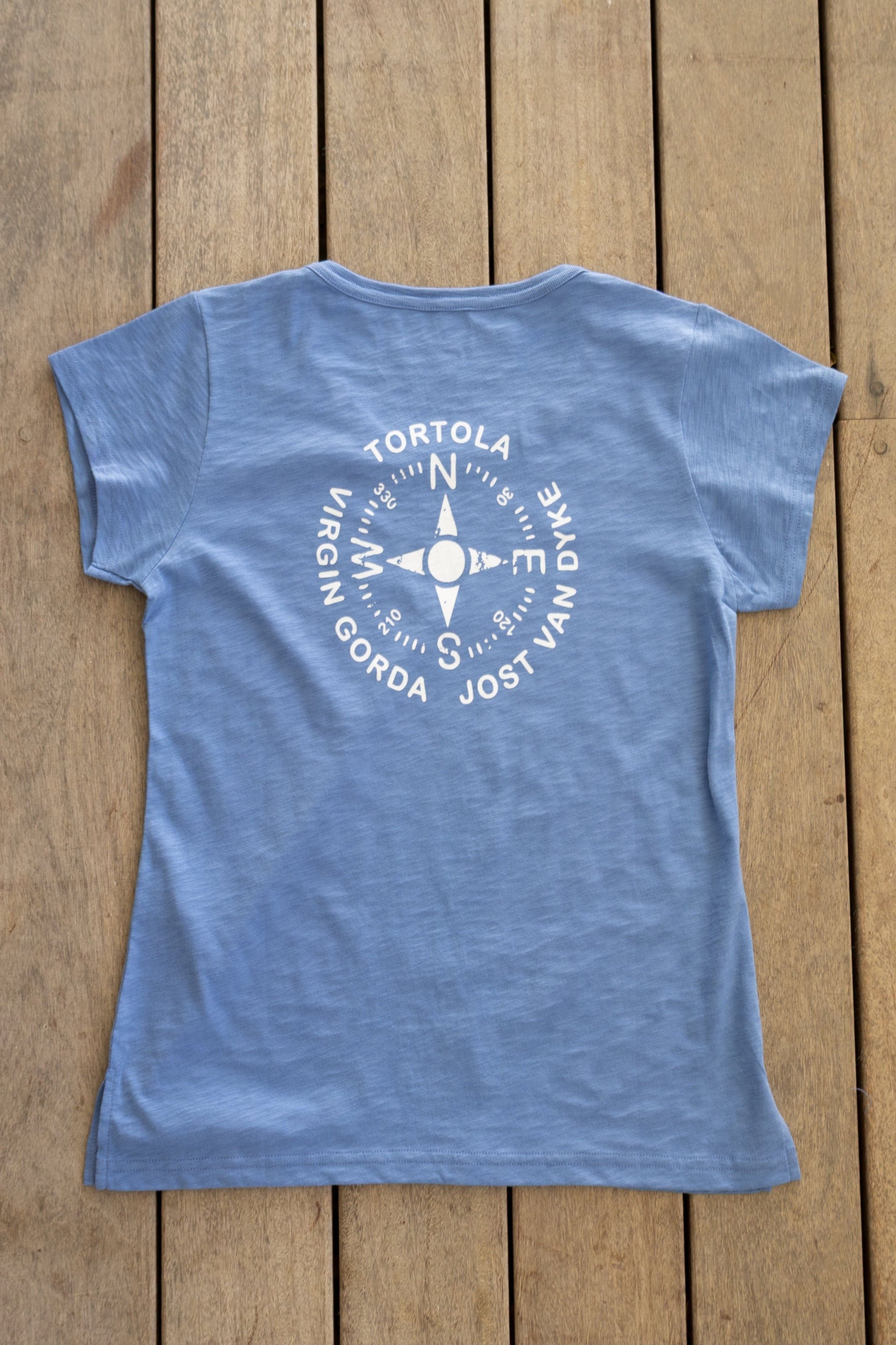 BVI Compass Tee - Ultramarine