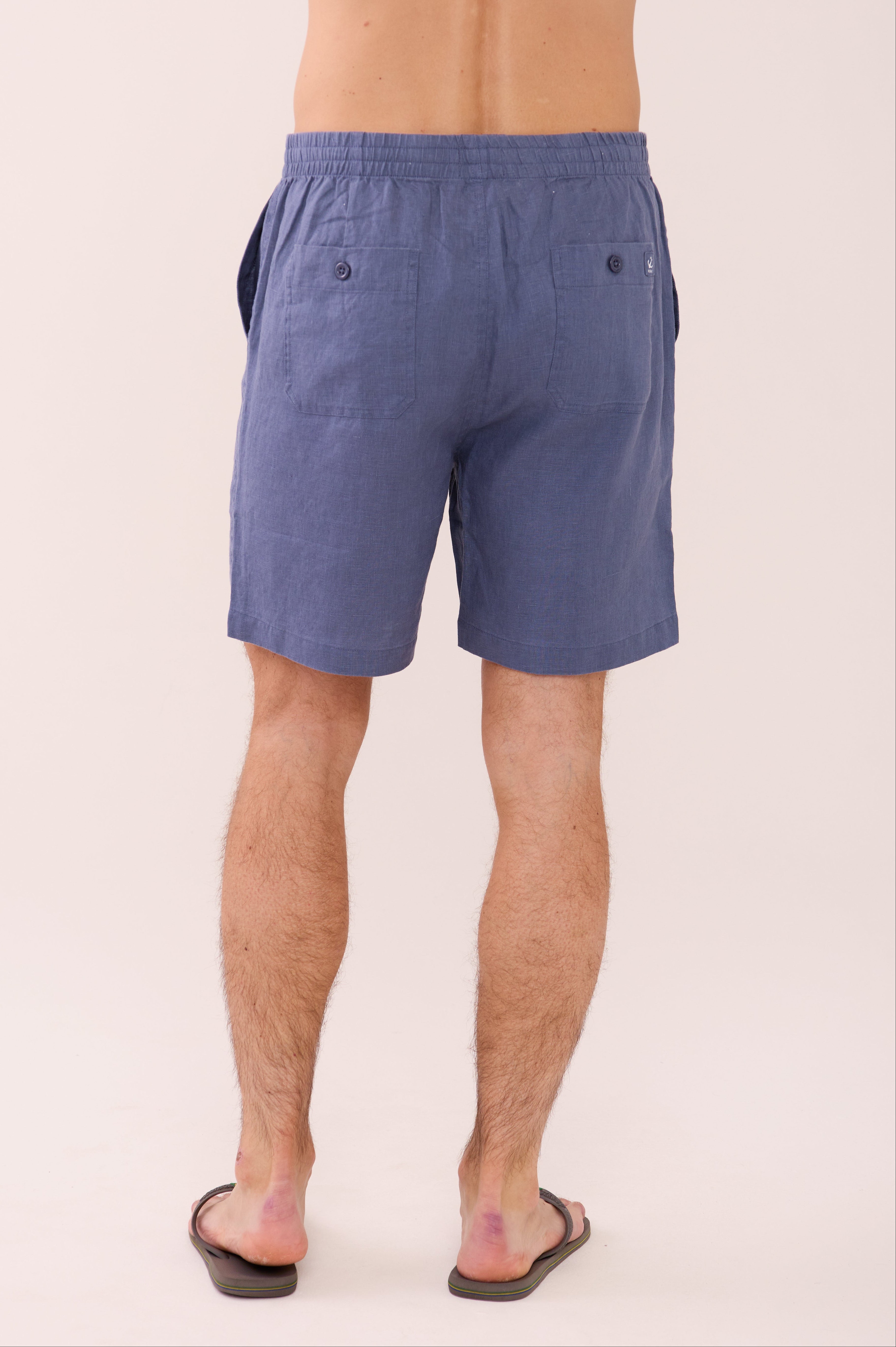 Easy Linen Short - Vintage Indigo