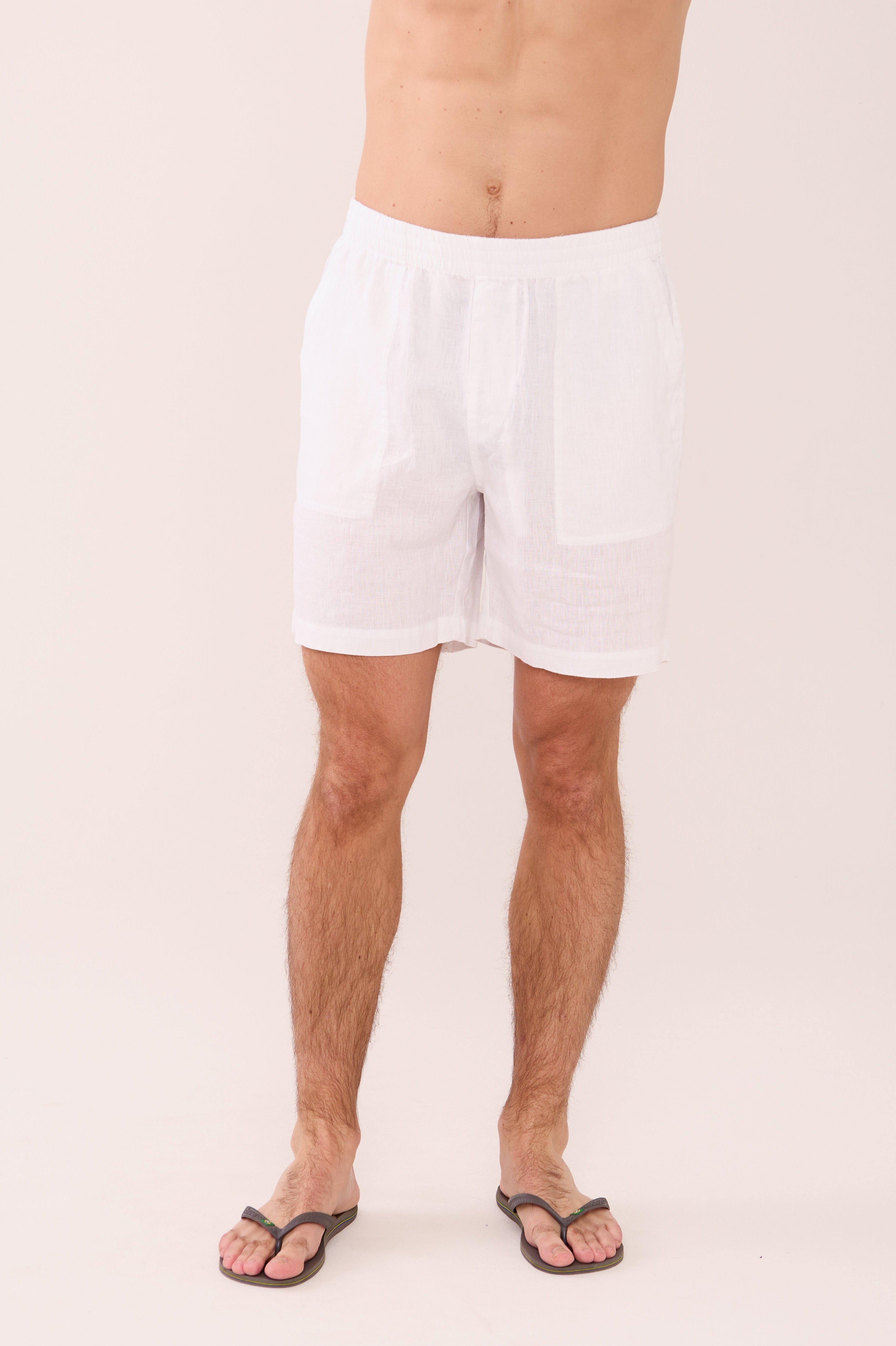 Easy Linen Short - White