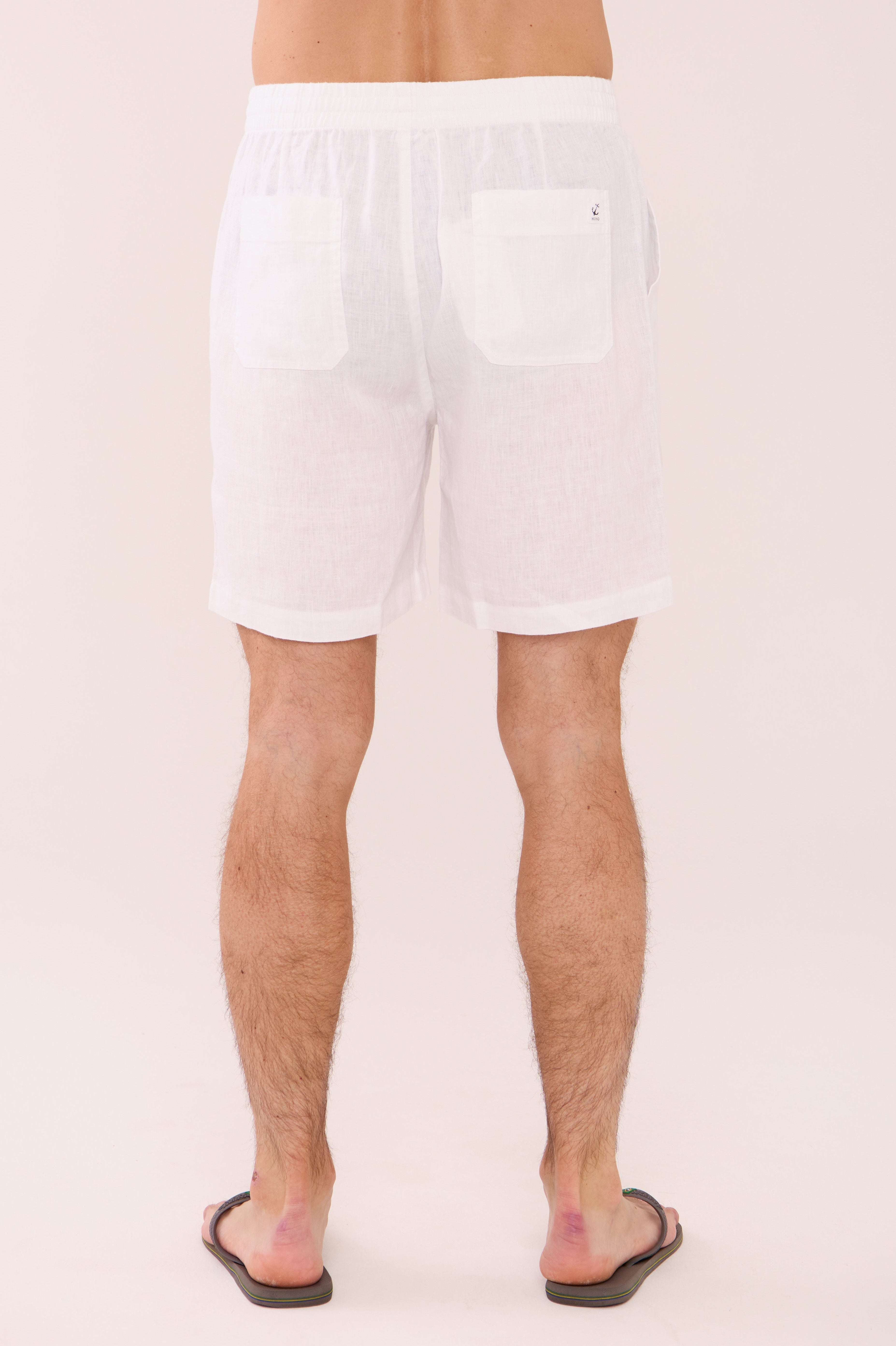Easy Linen Short - White