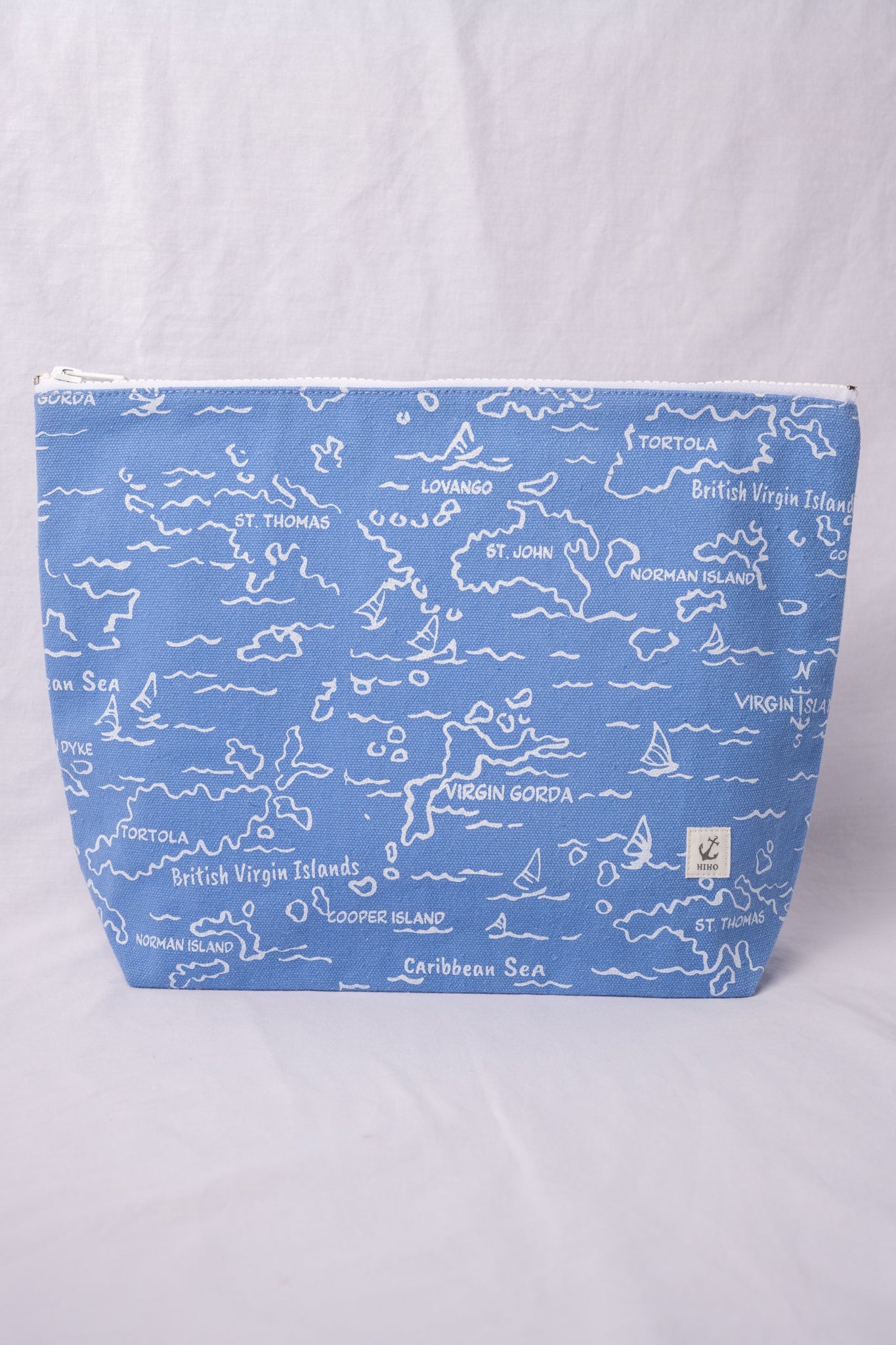 Zip Bag - VI Map Ultramarine