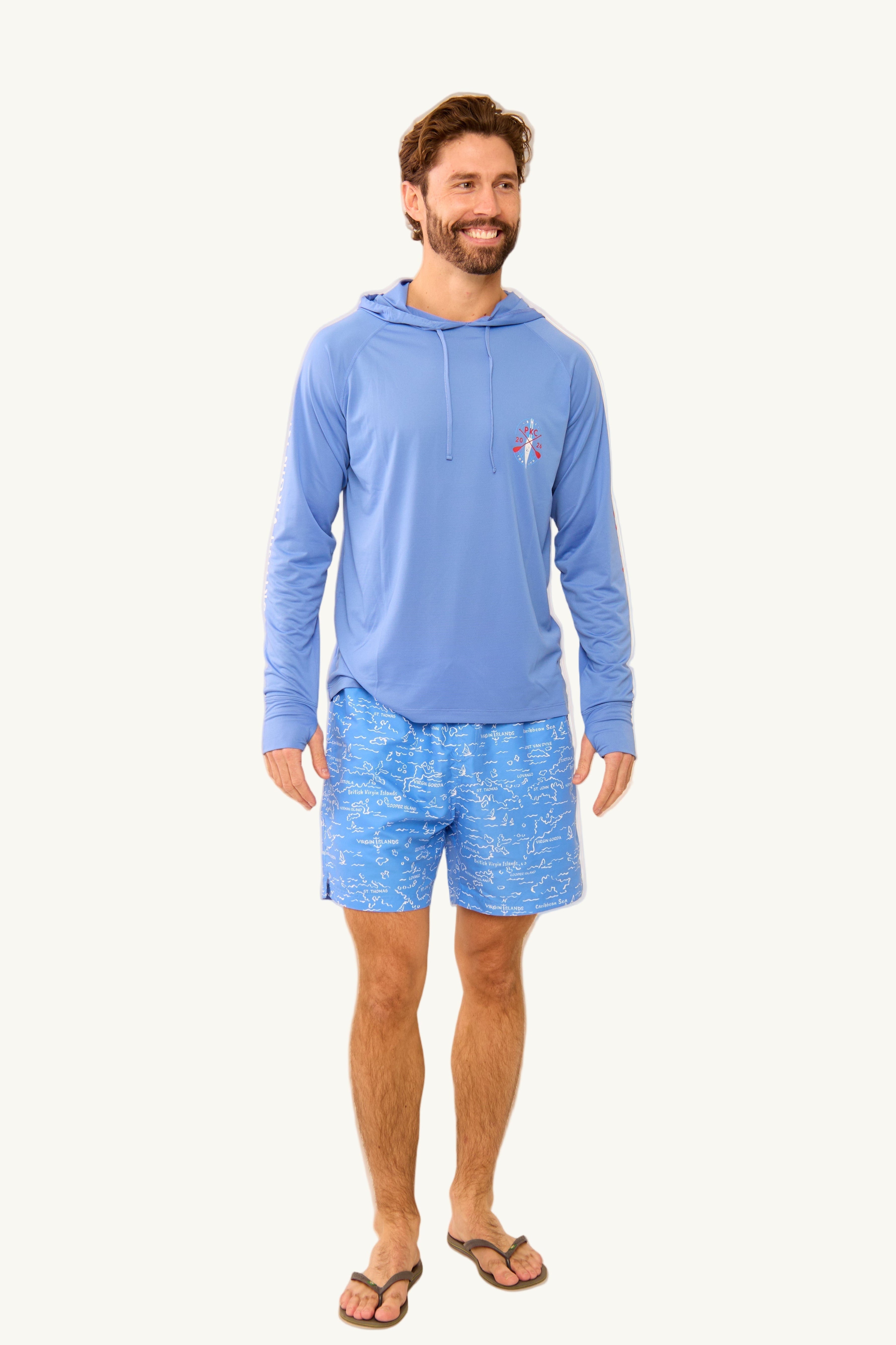 Painkiller Cup 2026 UPF50 Eli Hoodie Top - Ultramarine