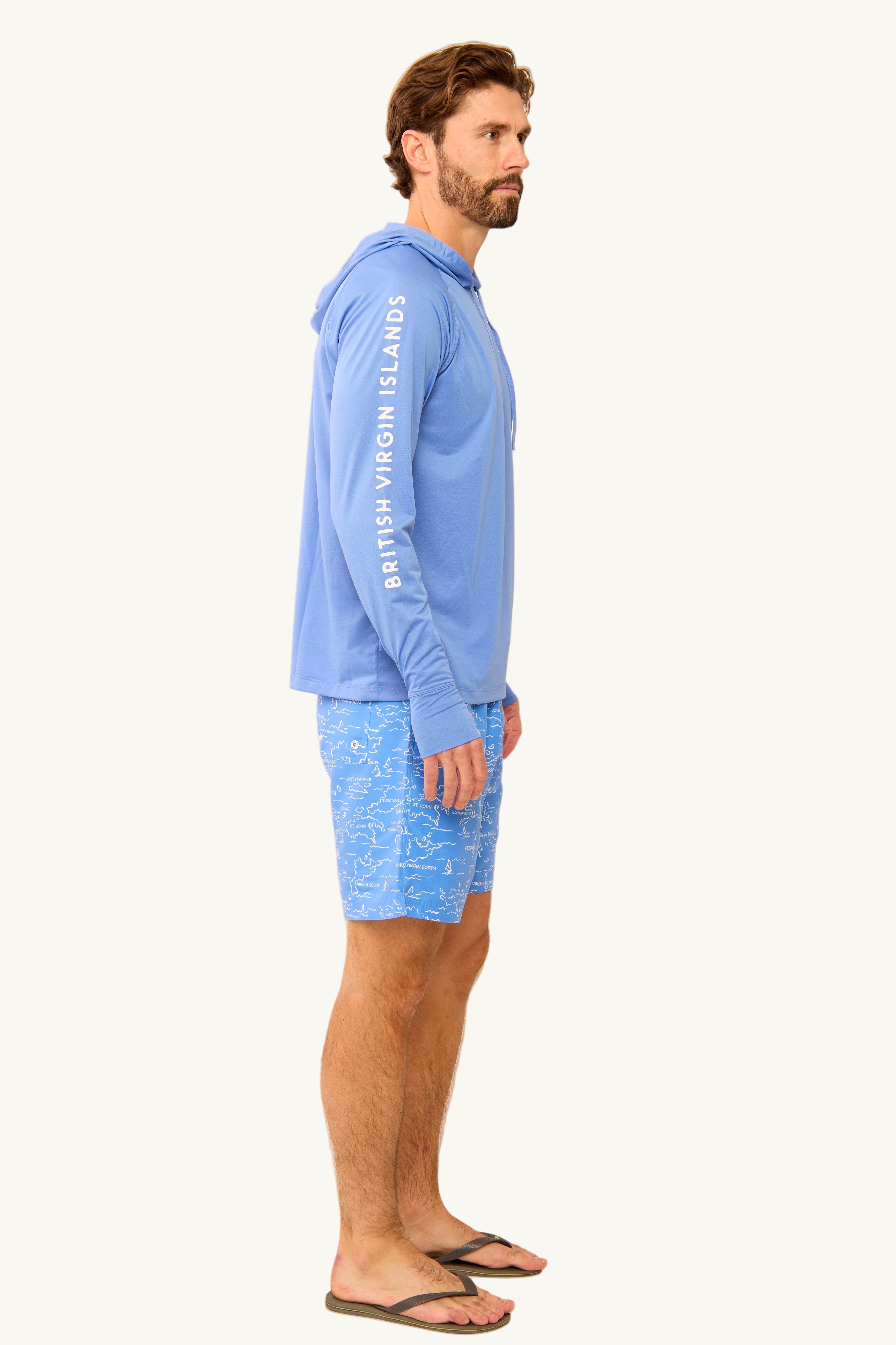 Painkiller Cup 2026 UPF50 Eli Hoodie Top - Ultramarine