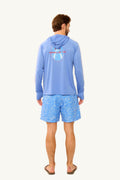 Painkiller Cup 2026 UPF50 Eli Hoodie Top - Ultramarine