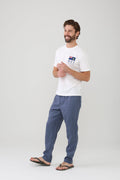 Relaxed Linen Pant - Vintage Indigo