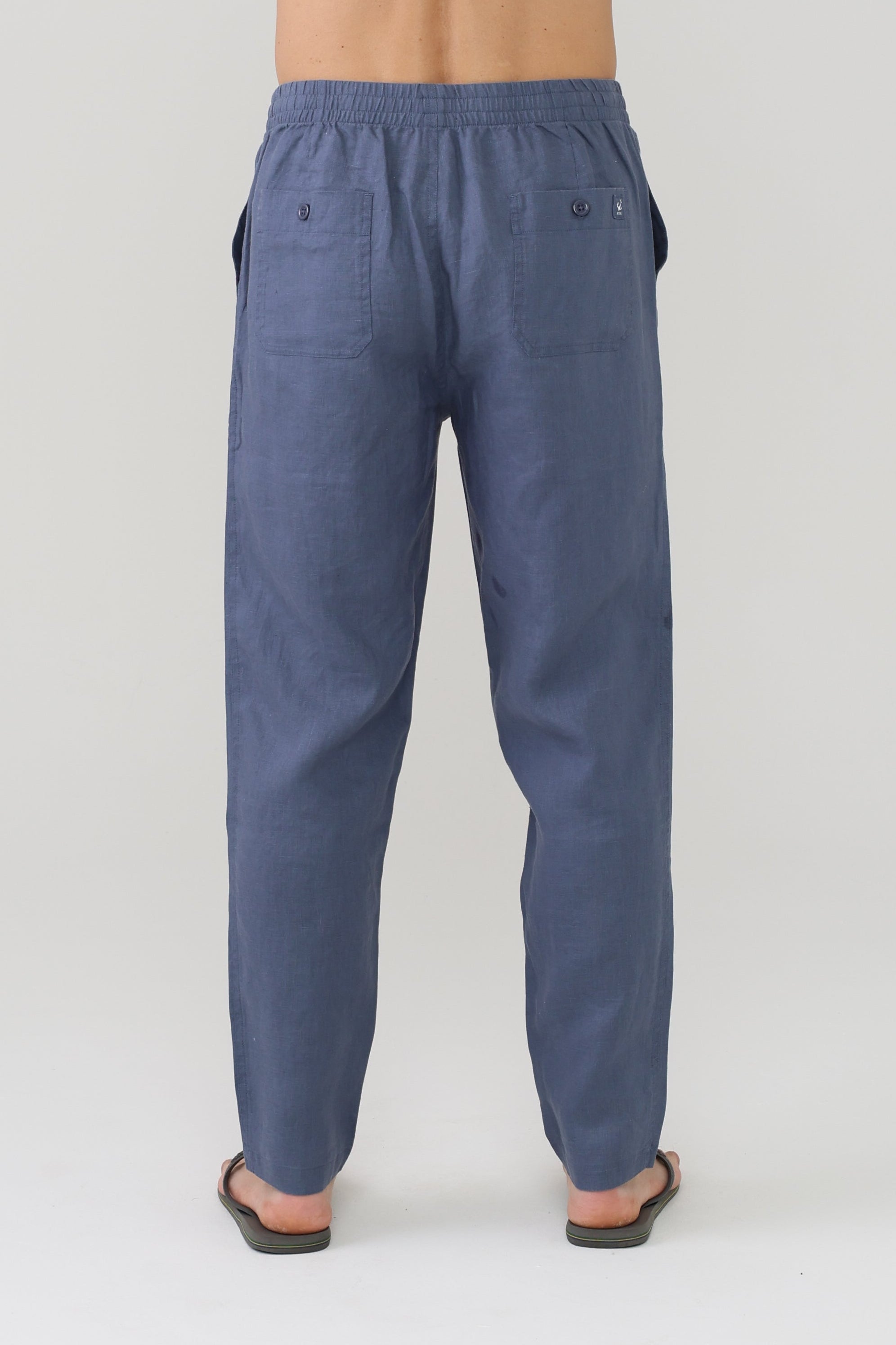 Relaxed Linen Pant - Vintage Indigo