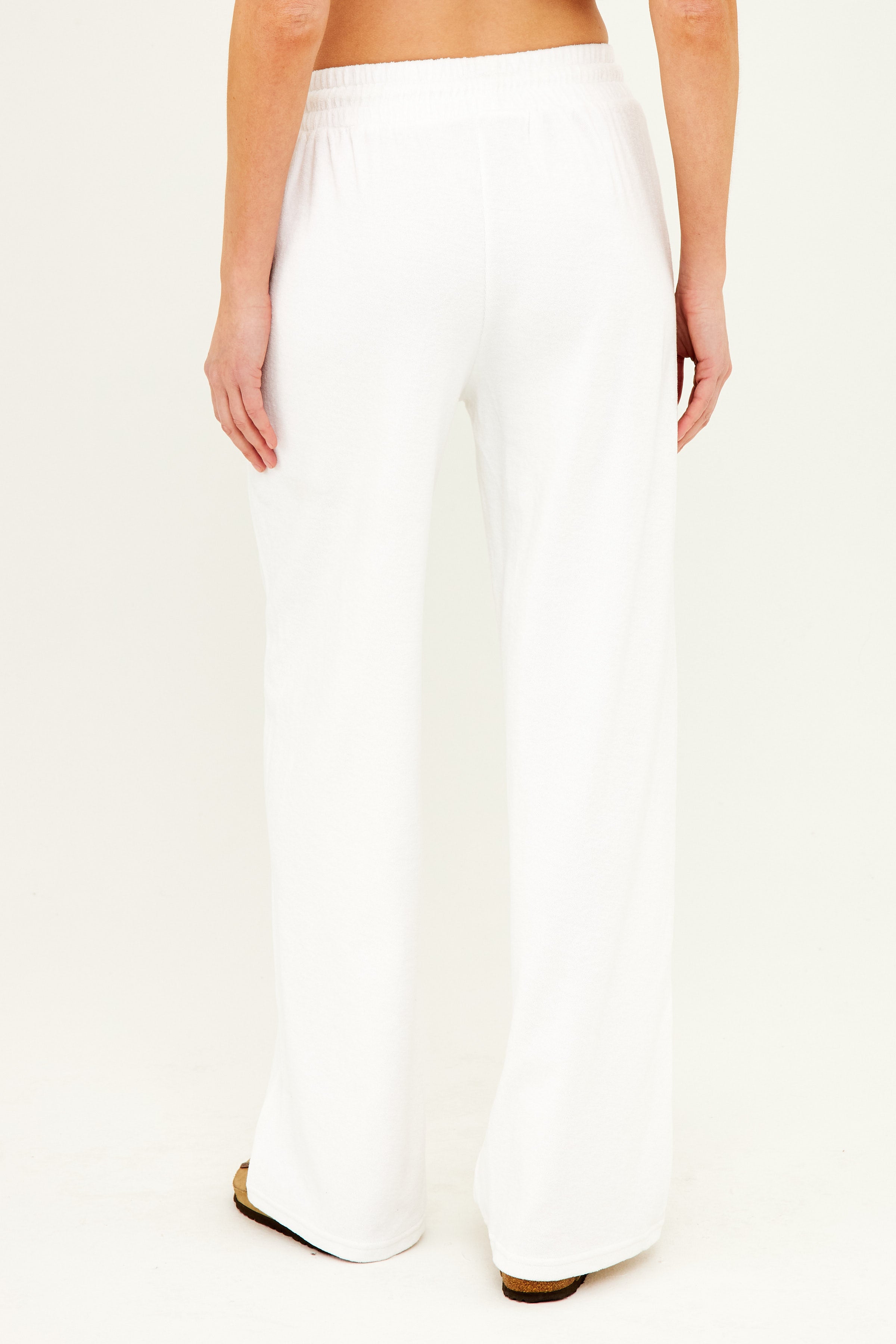 Terry Resort Pant - White
