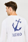 HIHO Anchor UPF50 Shirt - White
