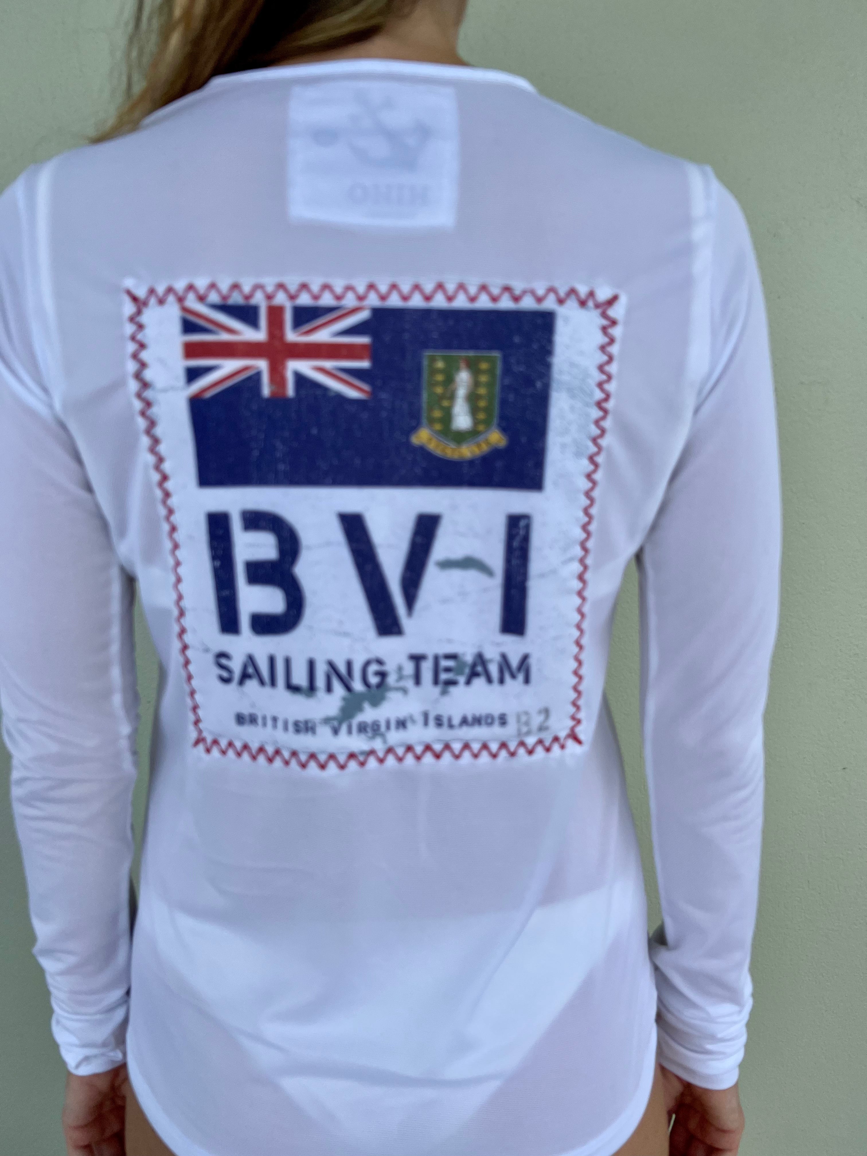BVI Sailing Team UPF50 Top - White