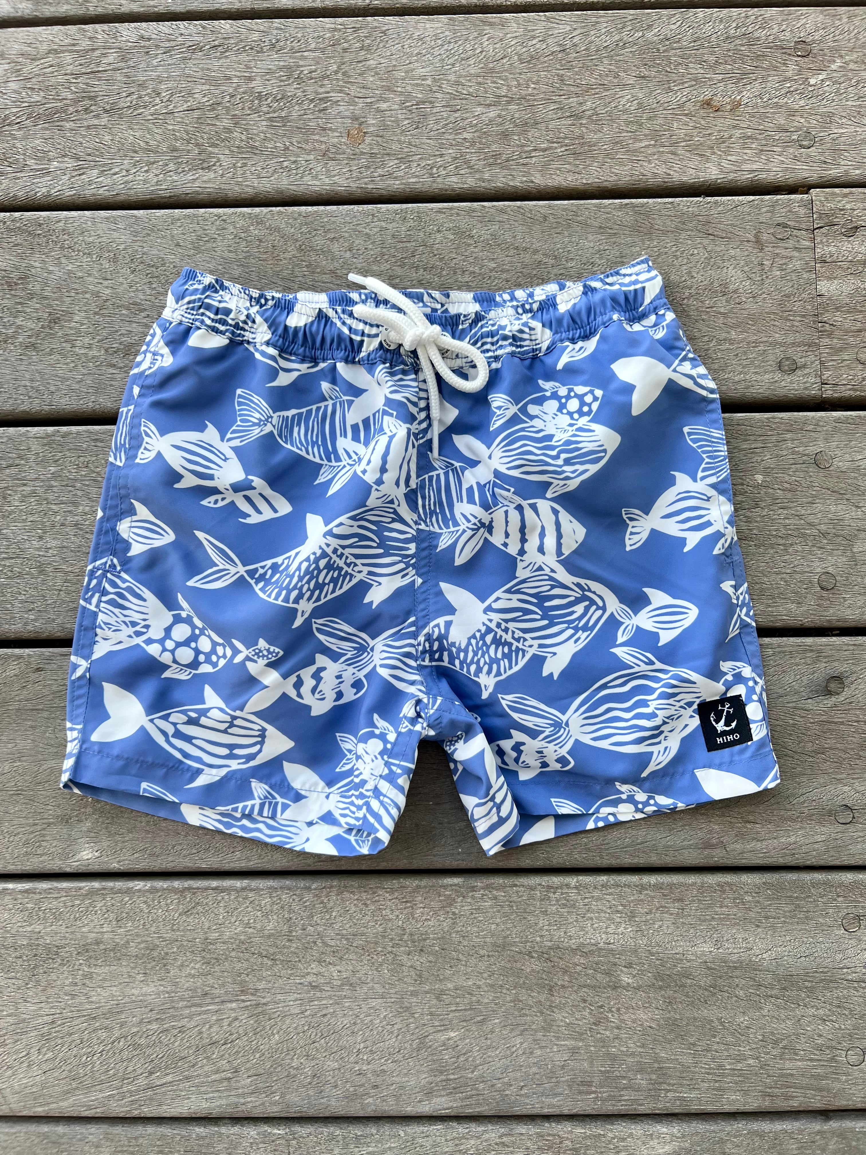 Kids Nevis Swim Trunk - Topside Fish
