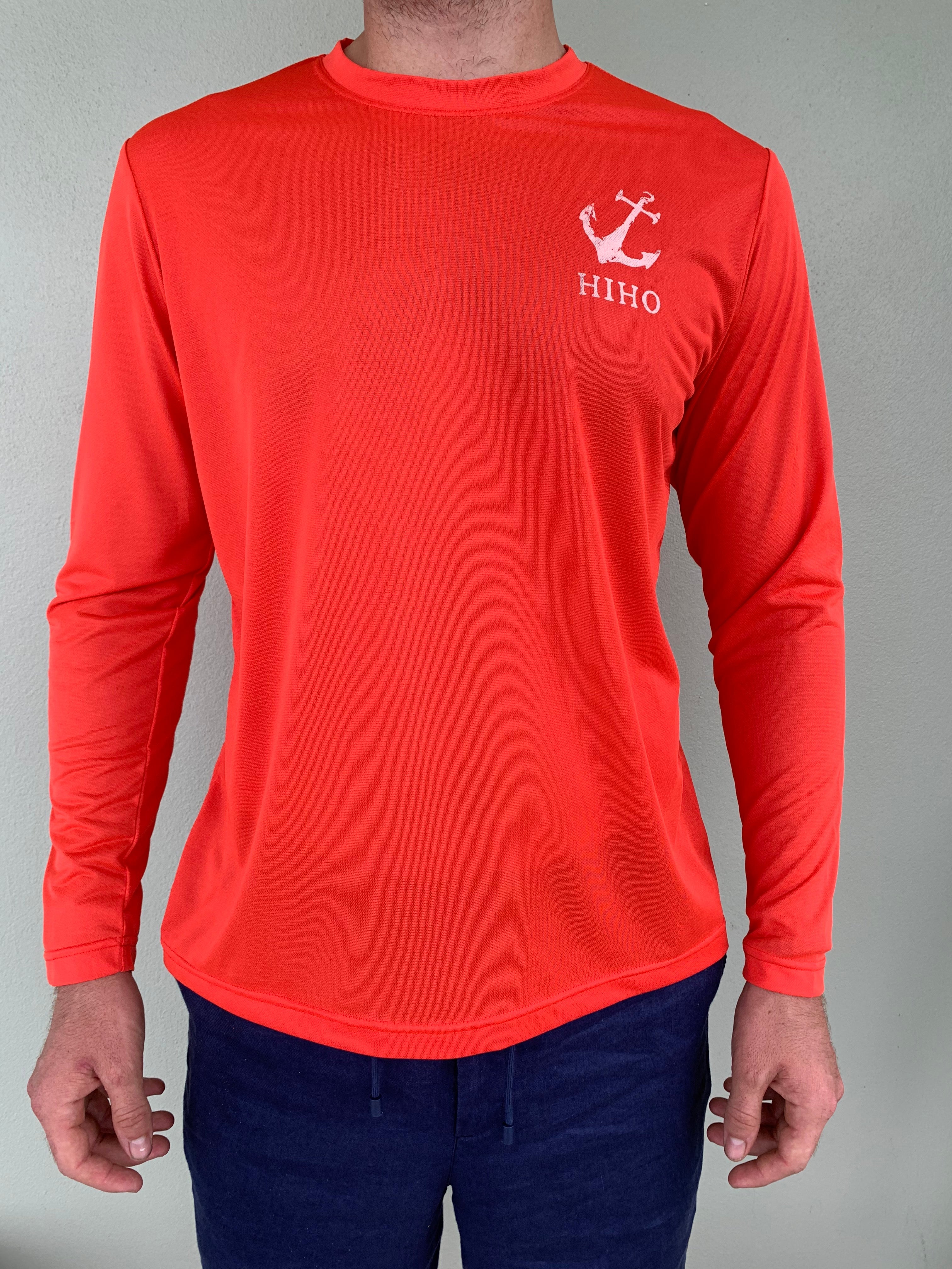 HIHO Anchor UPF50 Shirt - Sunset Red