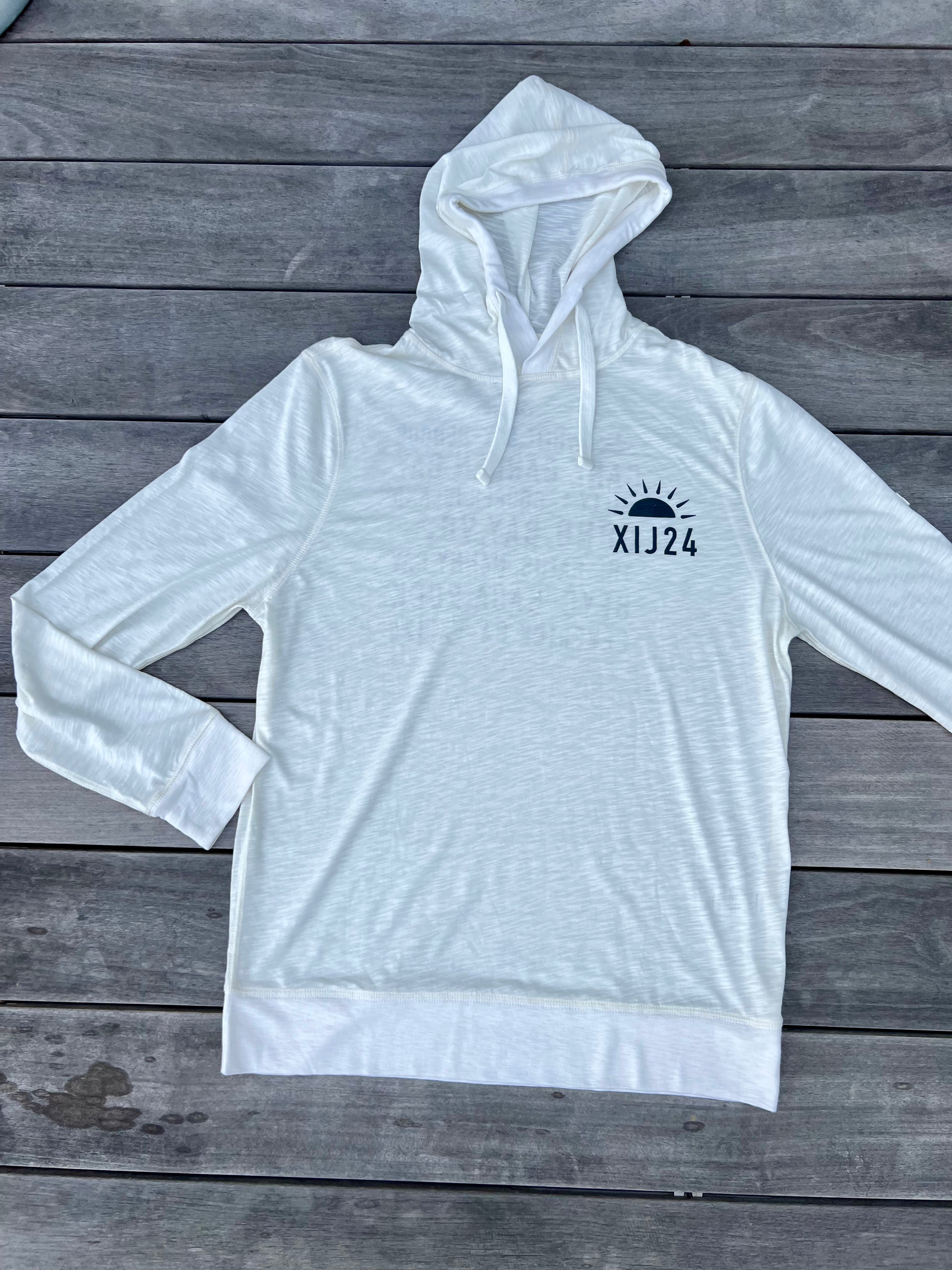 XIJ24 Island Names Hoodie - White