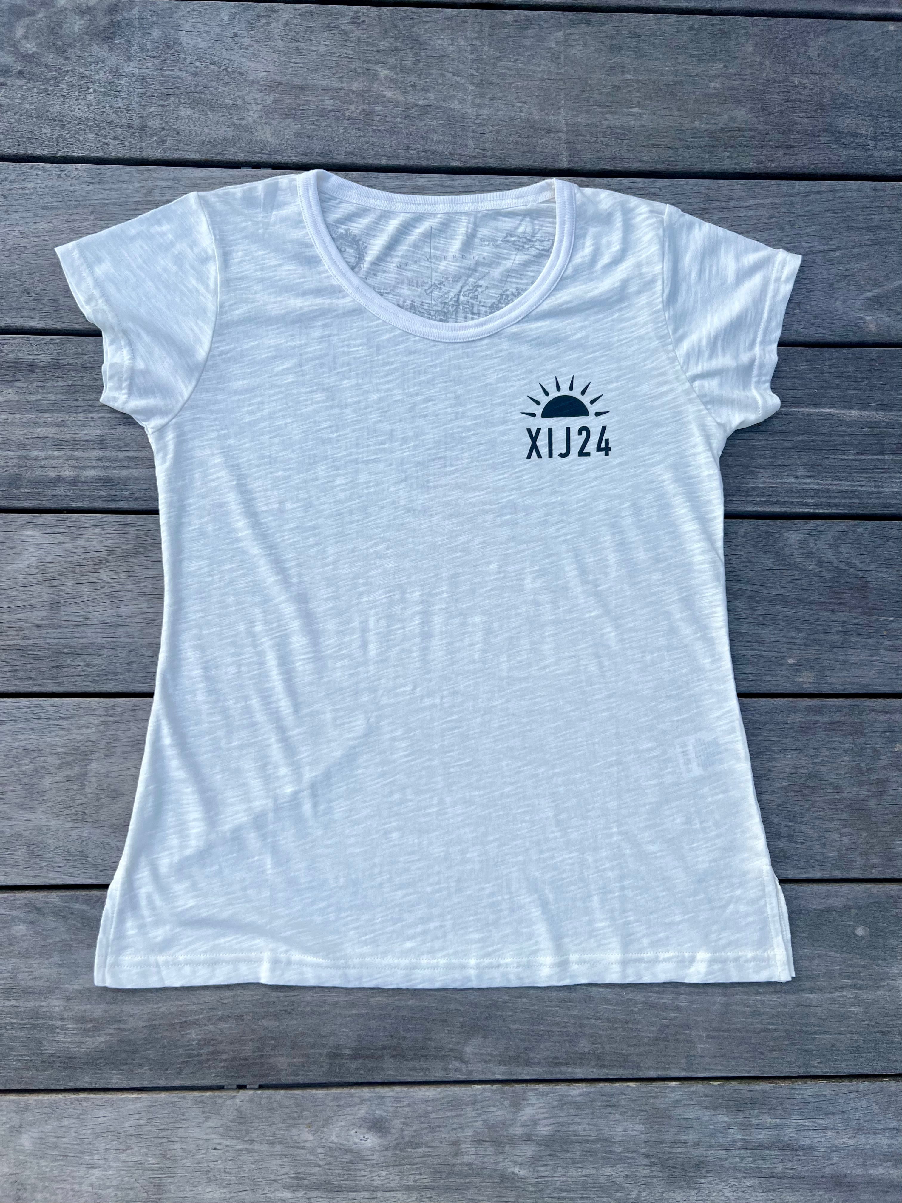 XIJ24 Island Names Women's Tee - White