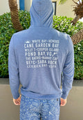 XIJ24 Island Names Hoodie - Vintage Indigo