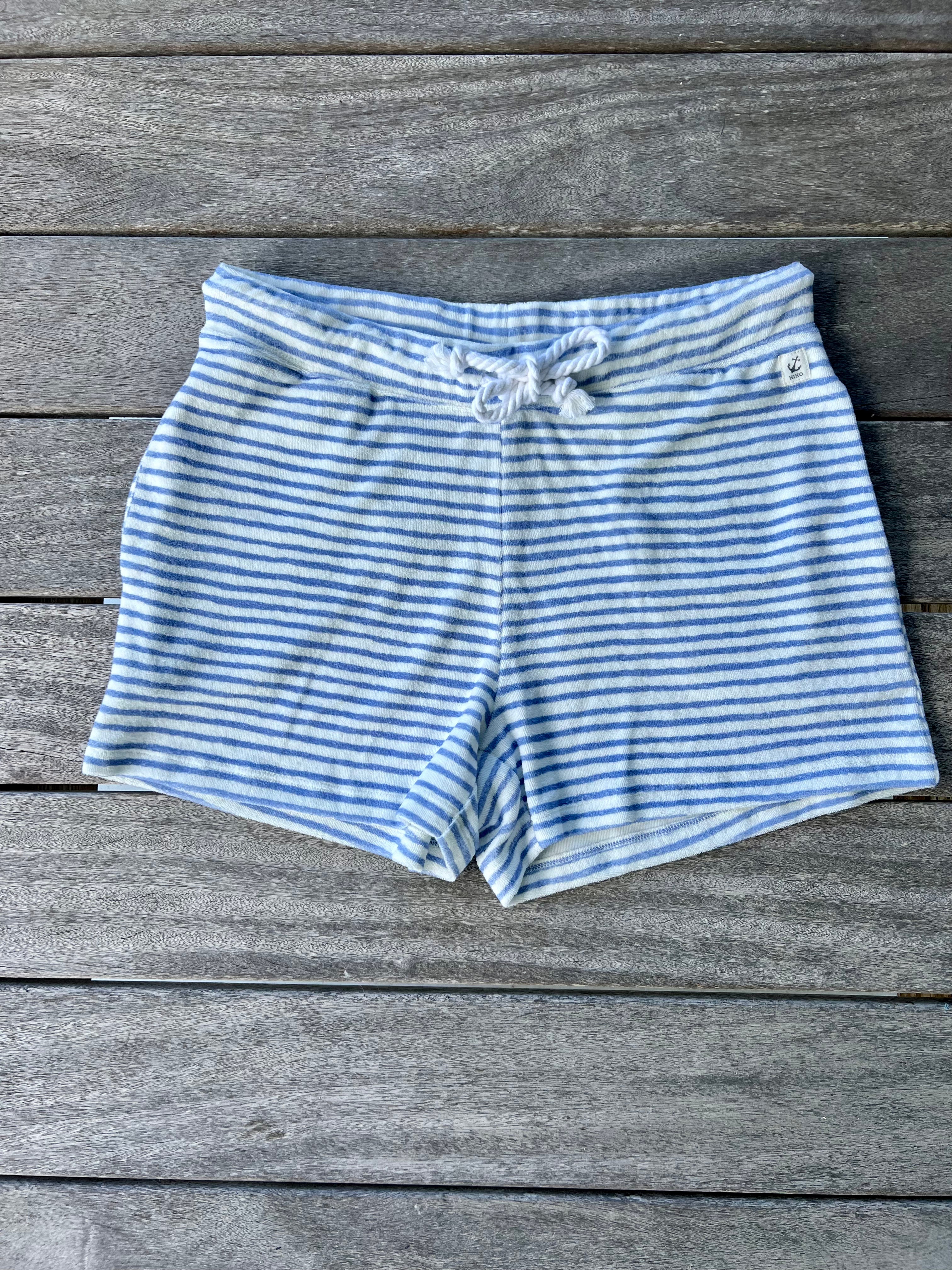 Terry Shorts - Lavender Stripe