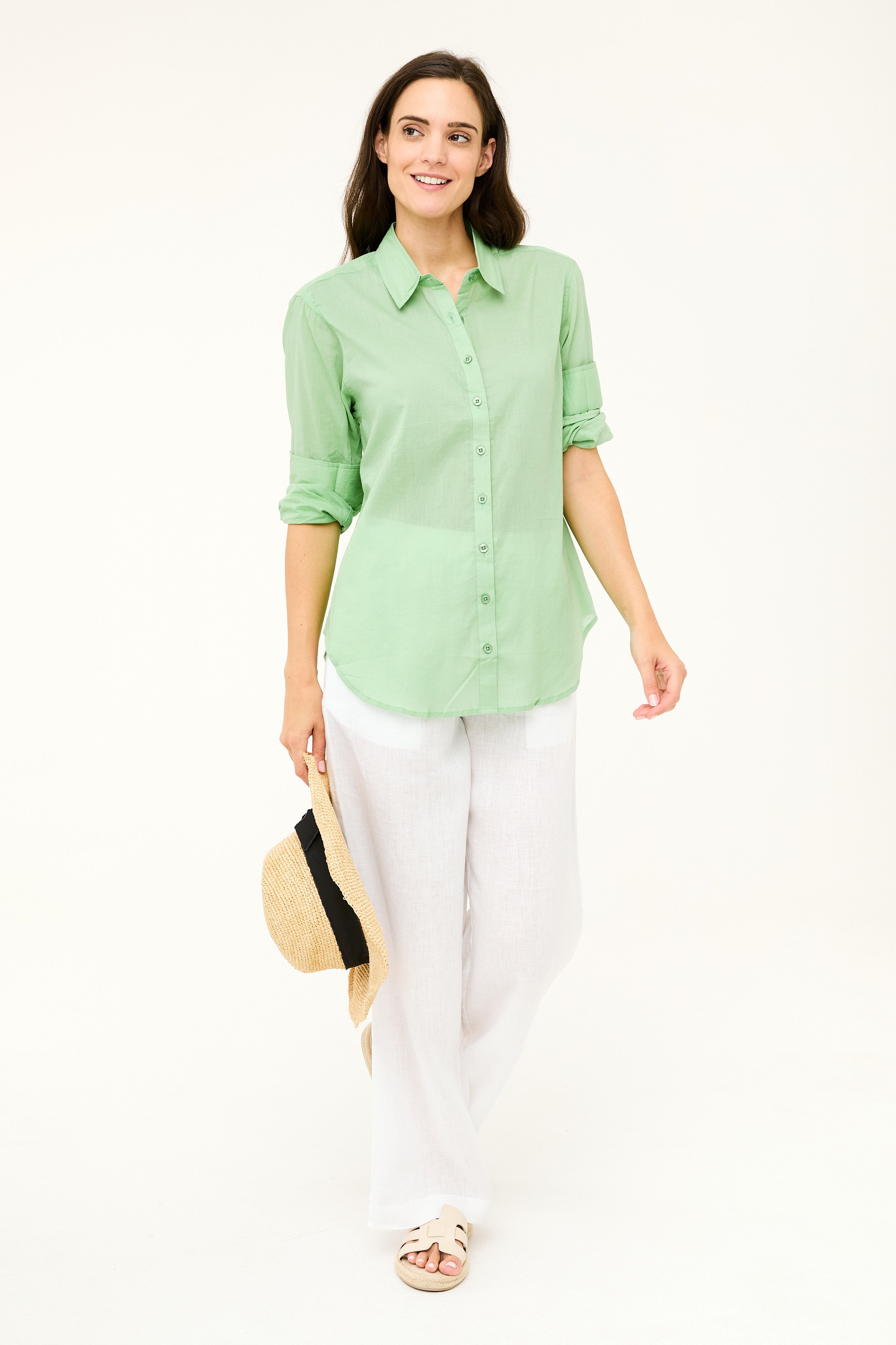 Laura Shirt - Zephyr Green