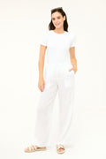Mallorca Linen Pant - White