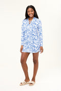 Maricel UPF50 Hooded Dress - Blue Bird