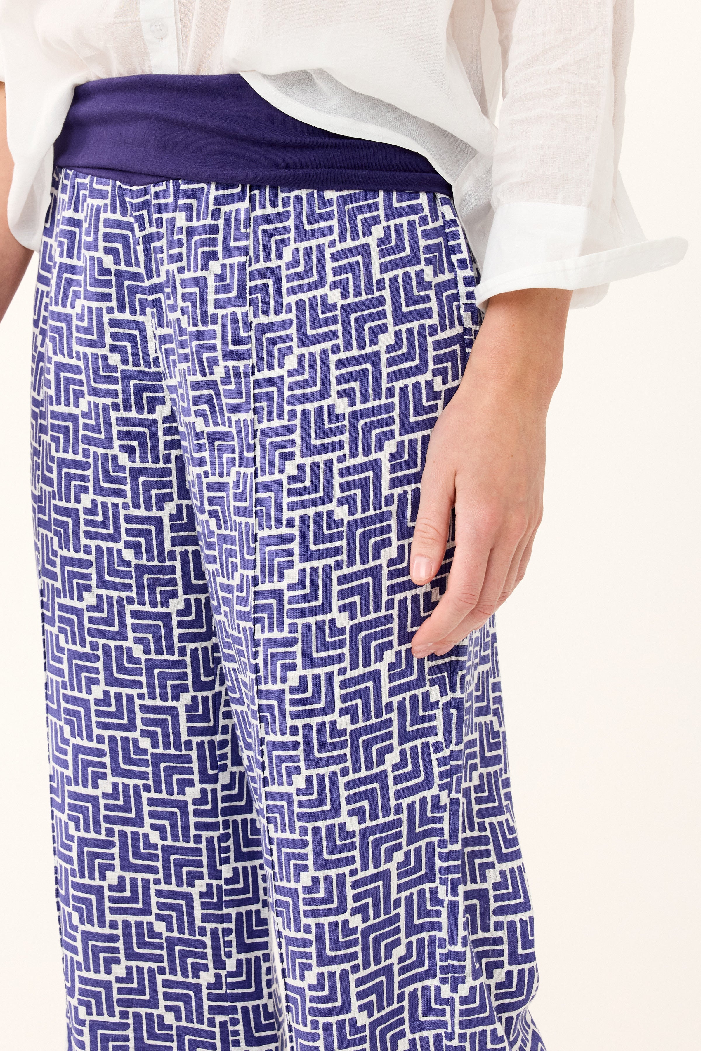 Marigot Roll Down Pant - Skipper Blue Bow