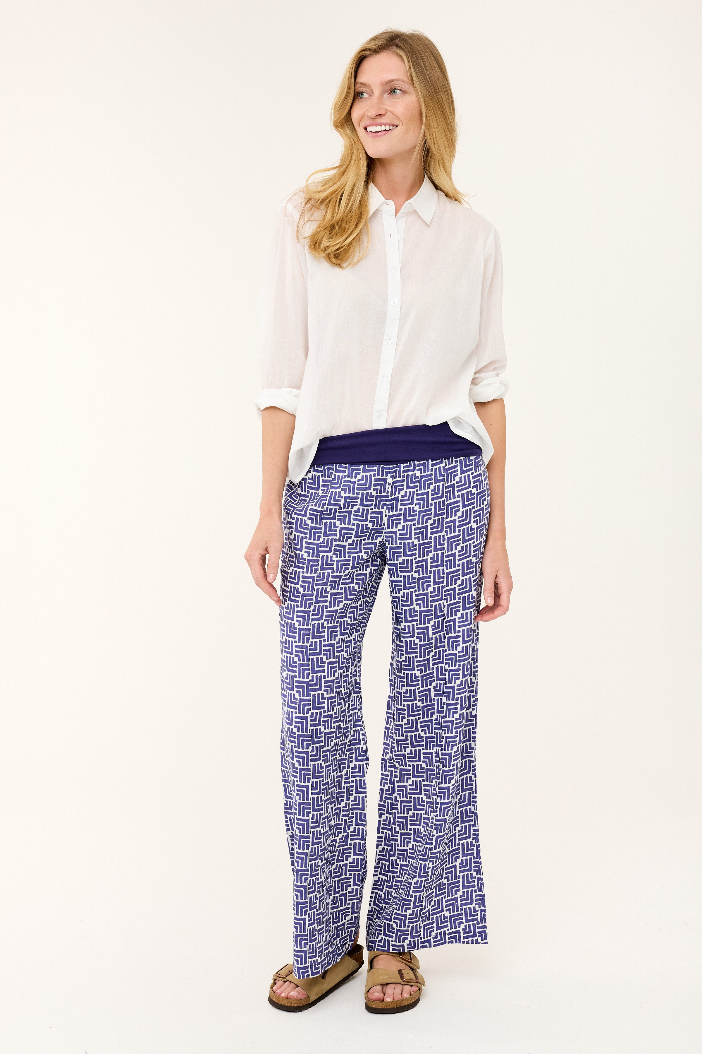 Marigot Roll Down Pant - Skipper Blue Bow