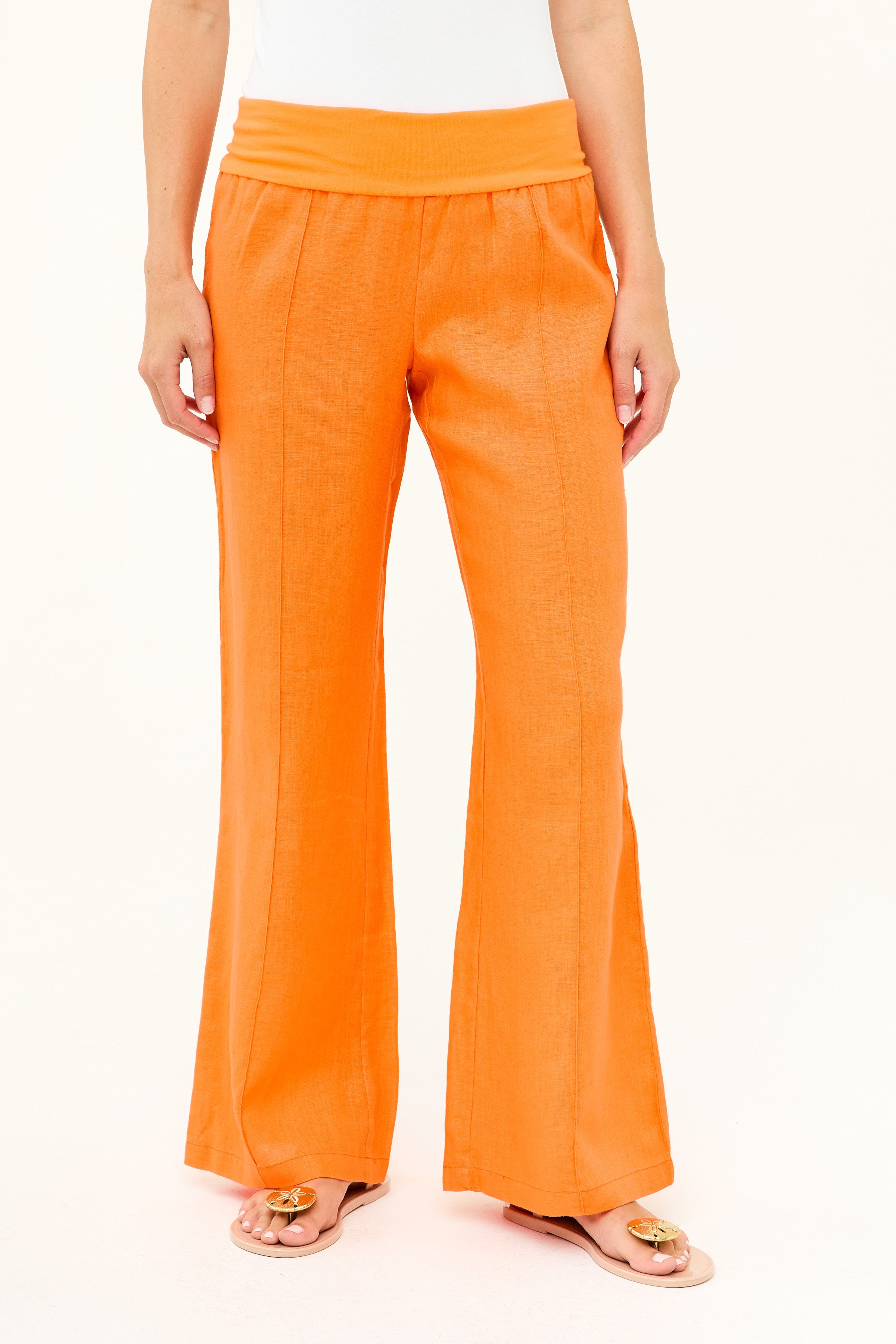 Marigot Roll Down Pant - Vermillion