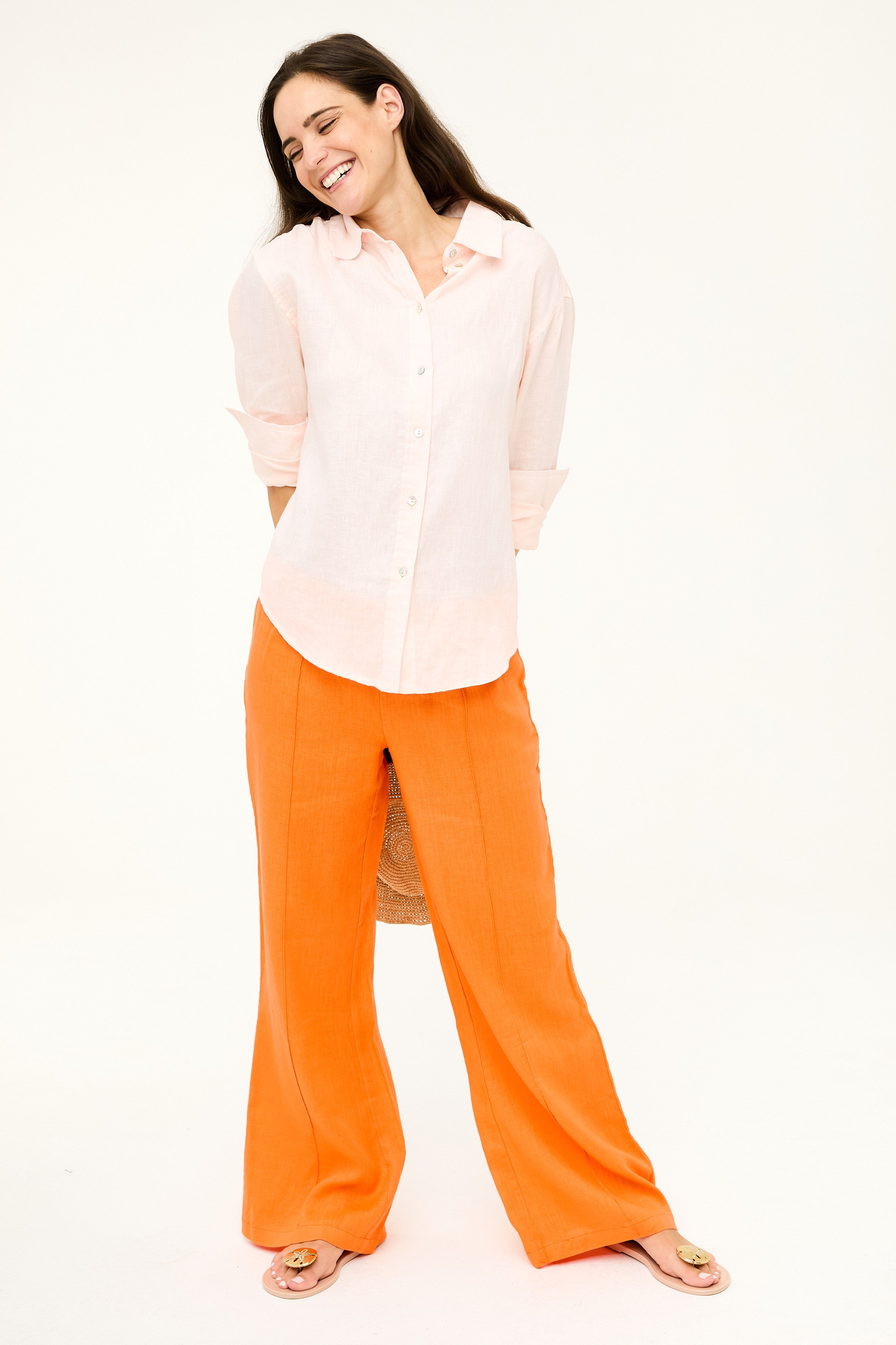 Marigot Roll Down Pant - Vermillion