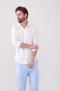 Classic Linen Shirt - White