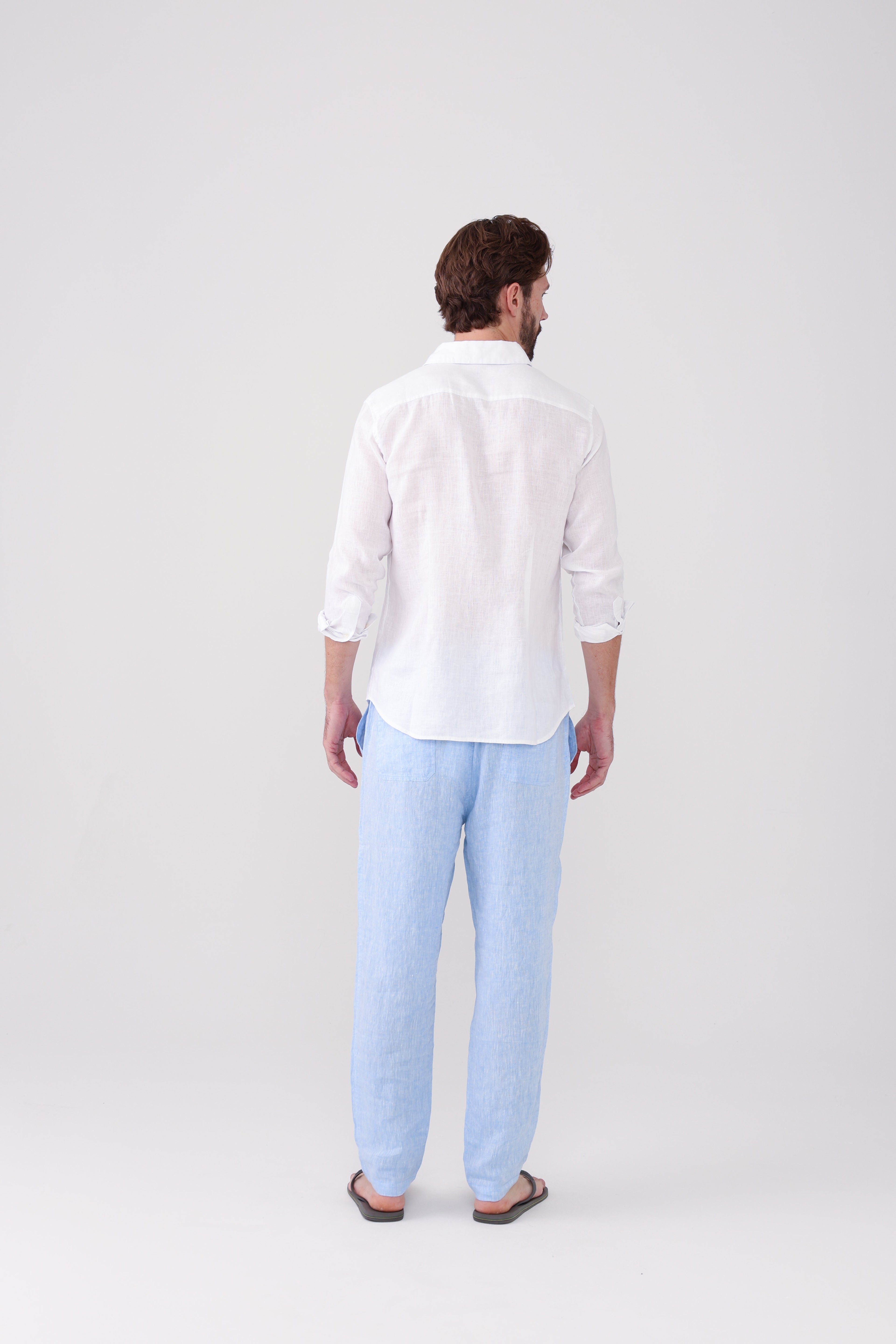Classic Linen Shirt - White