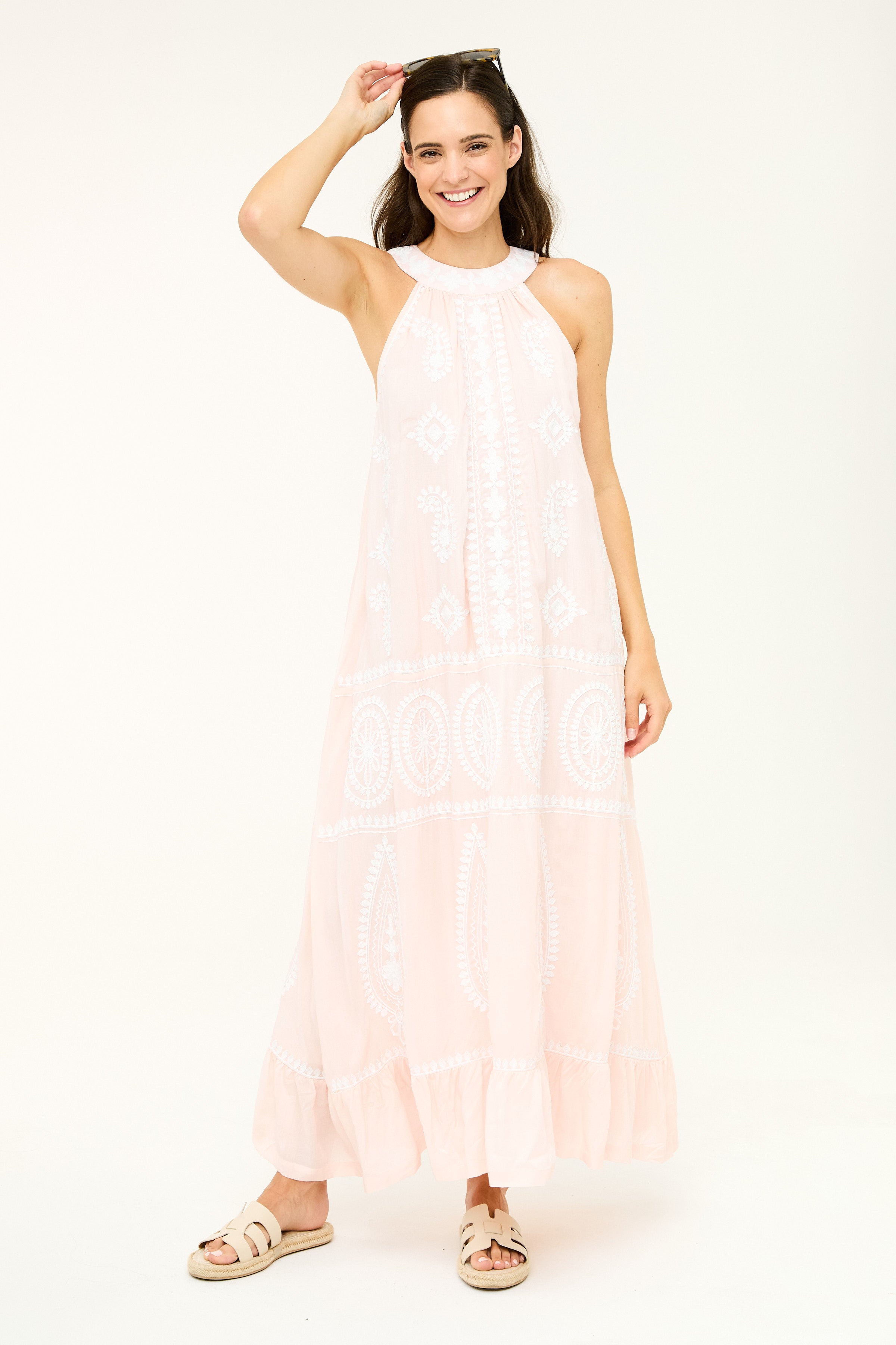 Mustique Dress - Barely Pink