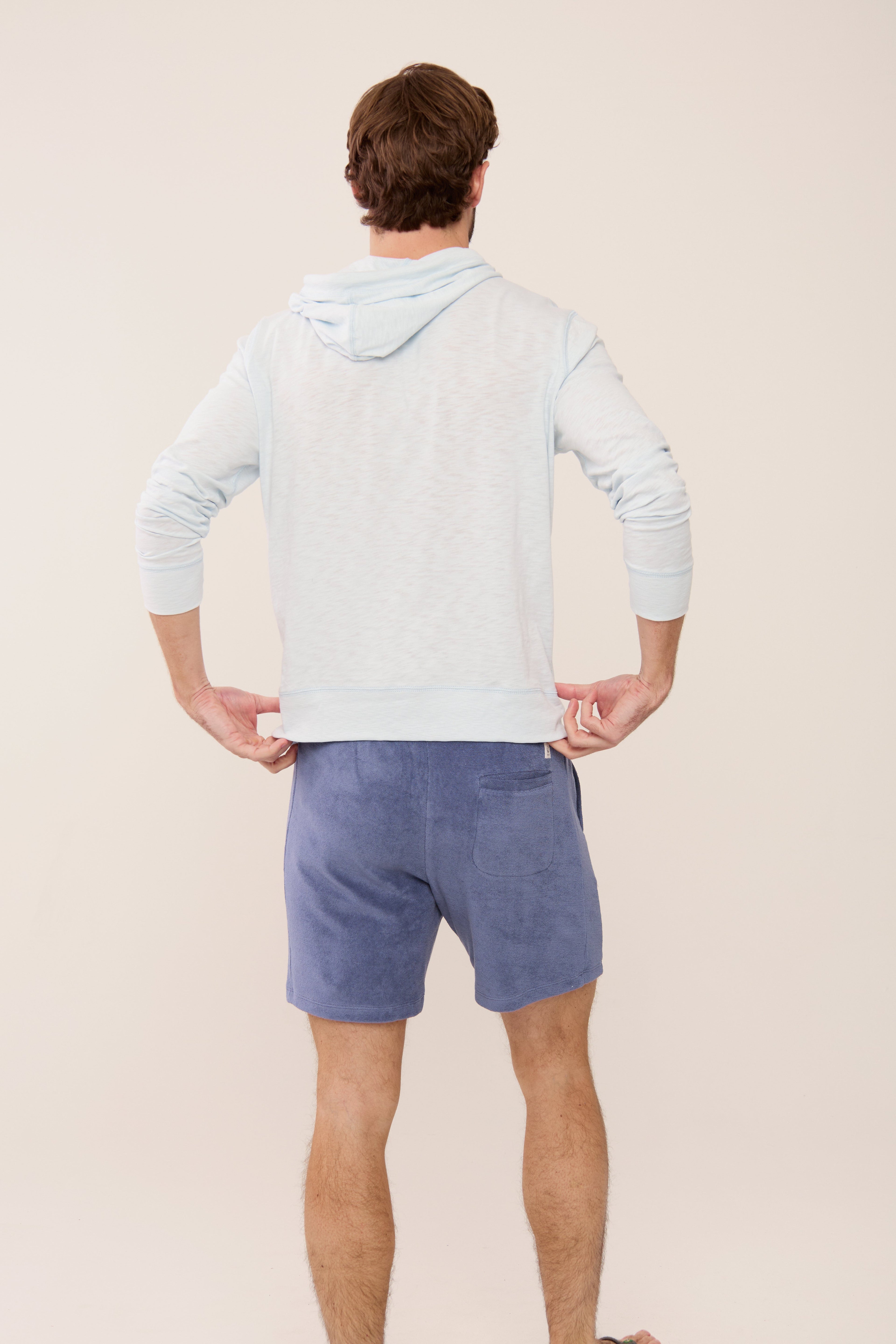 Ned Hoodie HIHO Flag - Misty Blue